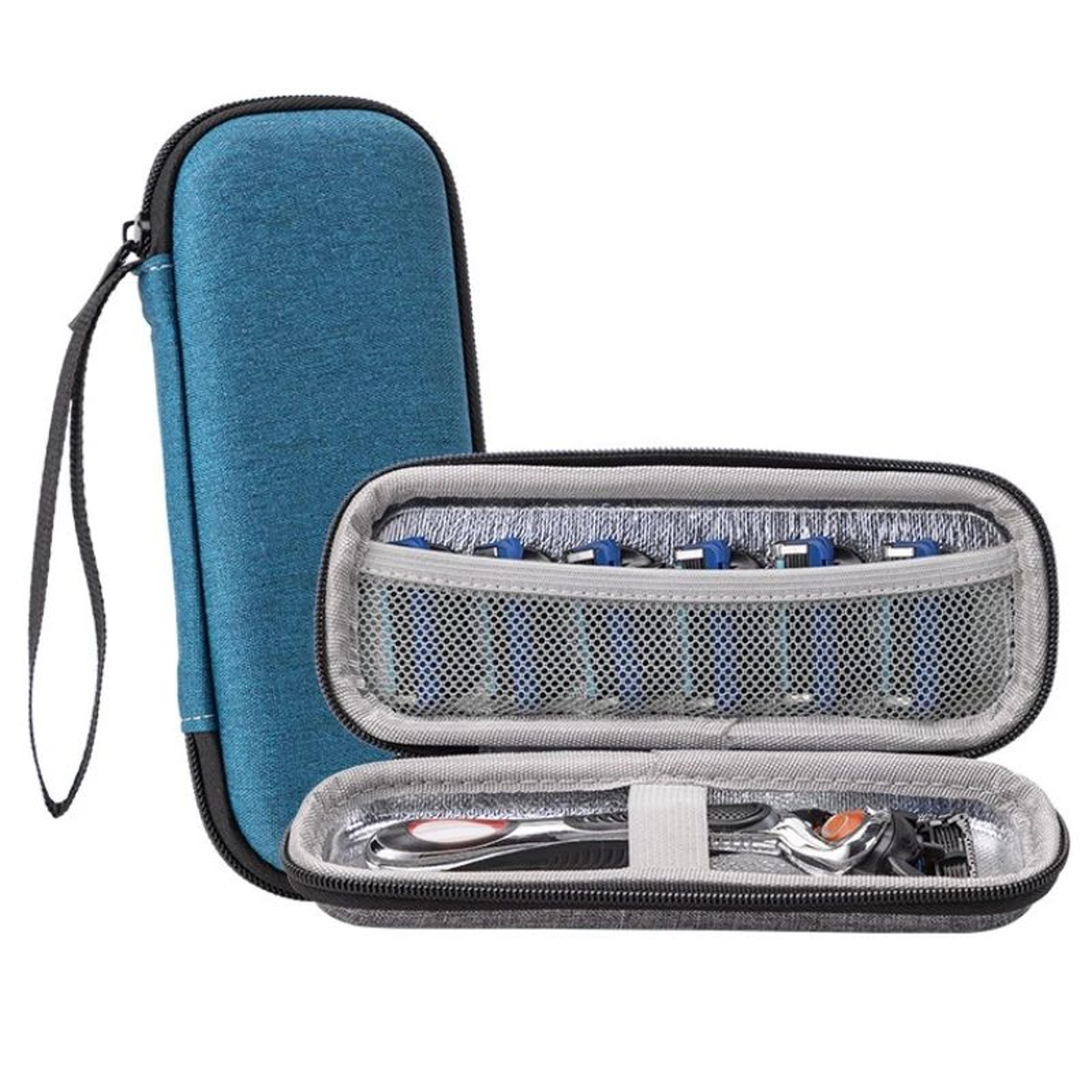 portable razor storage case travel organizer