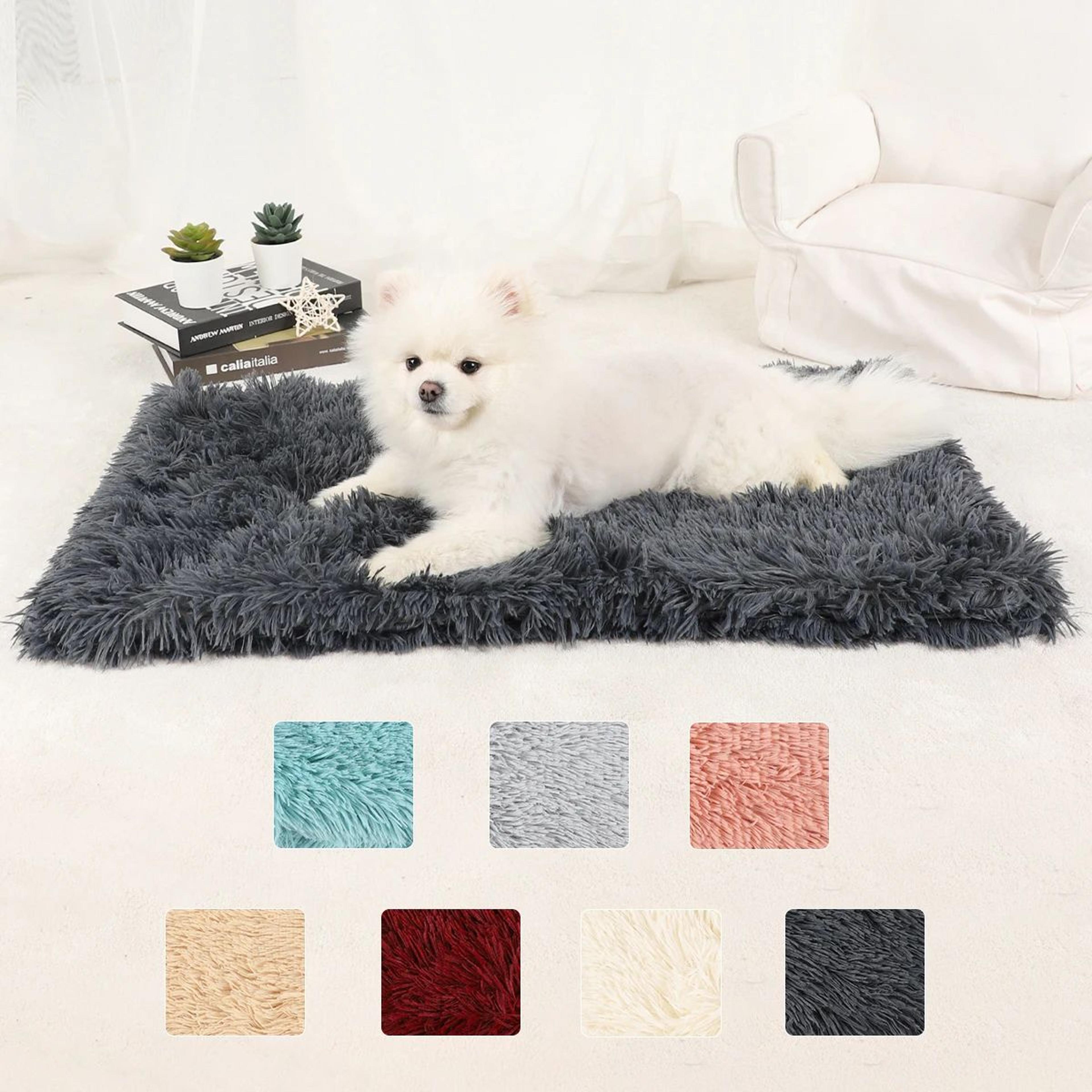 plush dog blanket bed washable pet sleeping mat