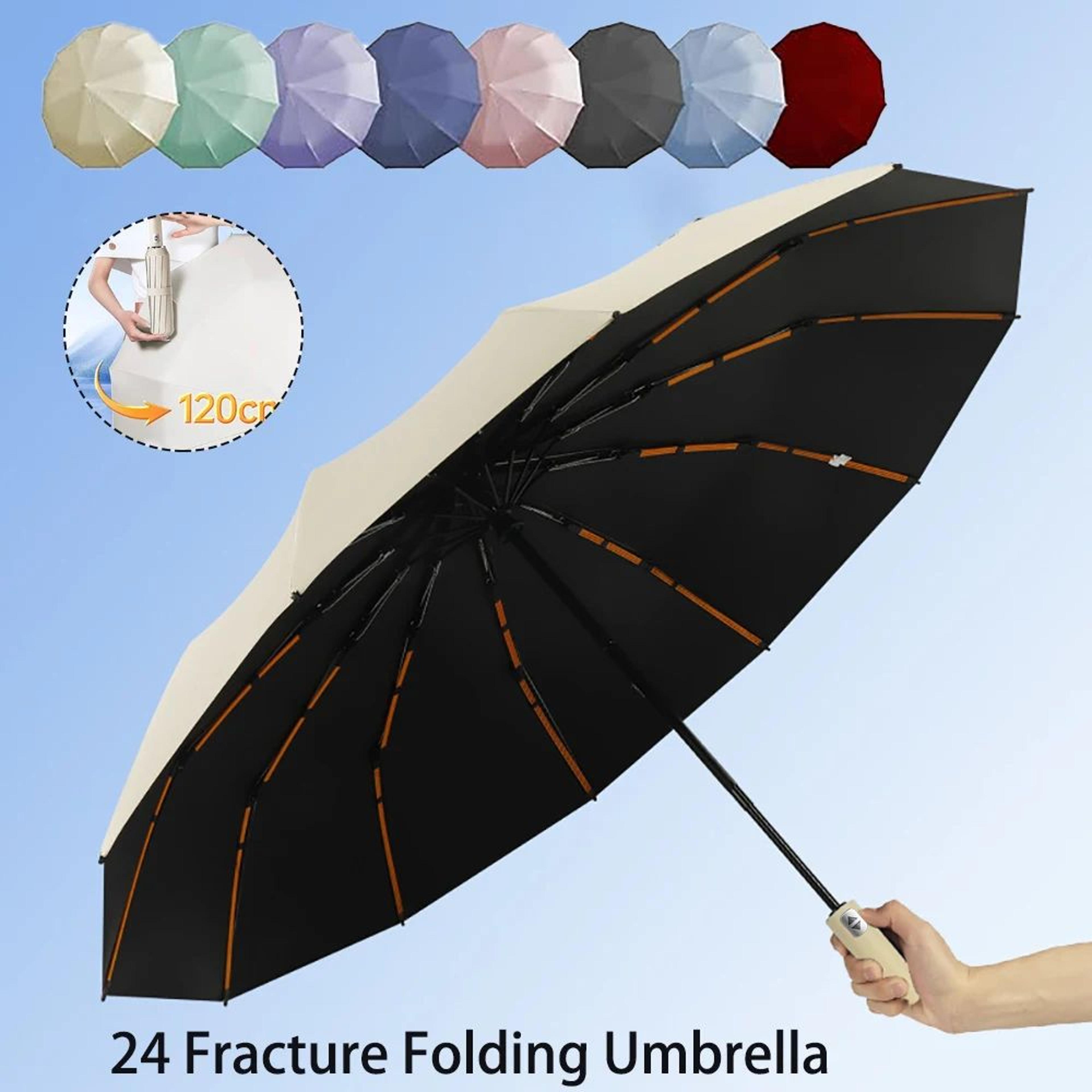 24 bone automatic windproof luxury business umbrella