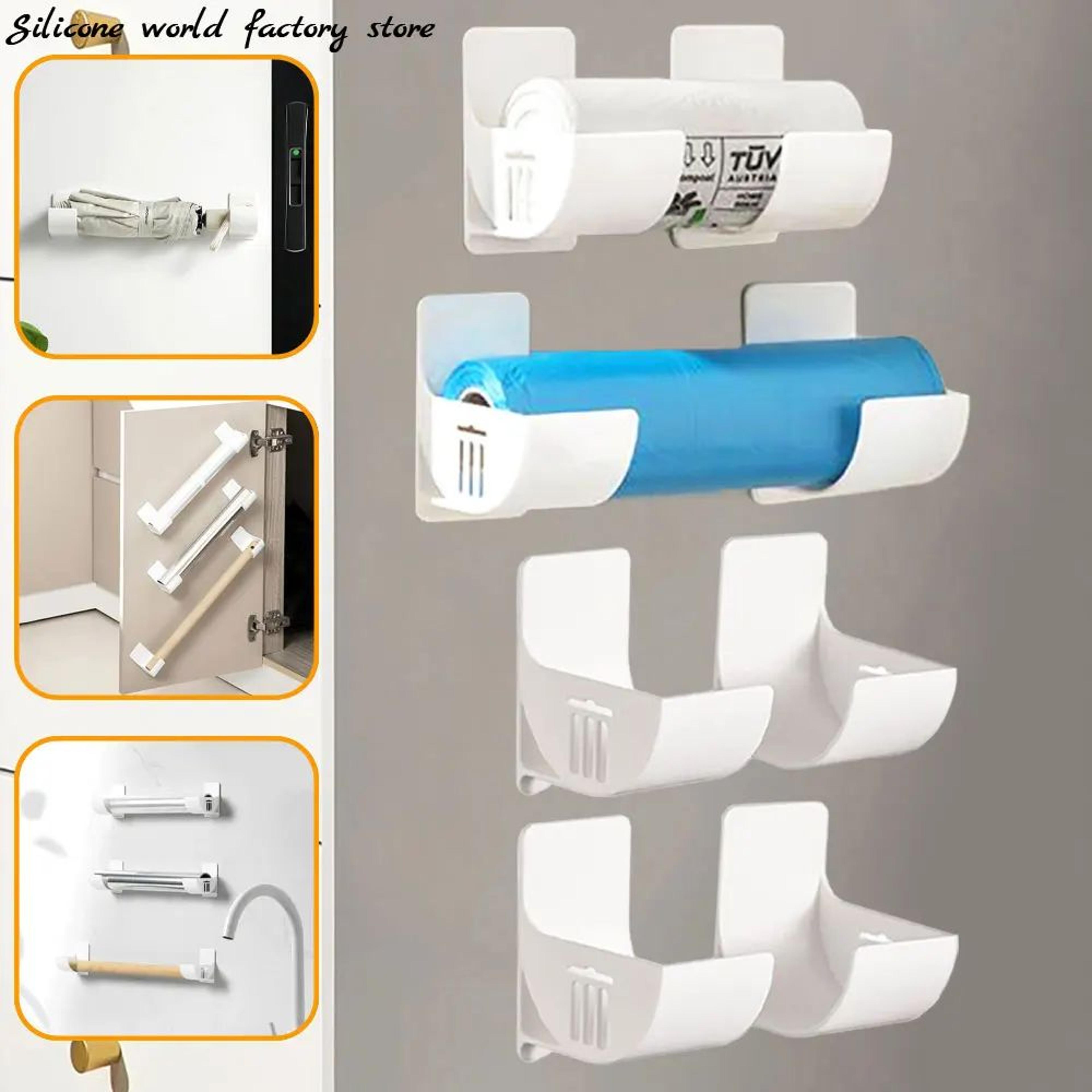 wall mounted cling film storage rack set