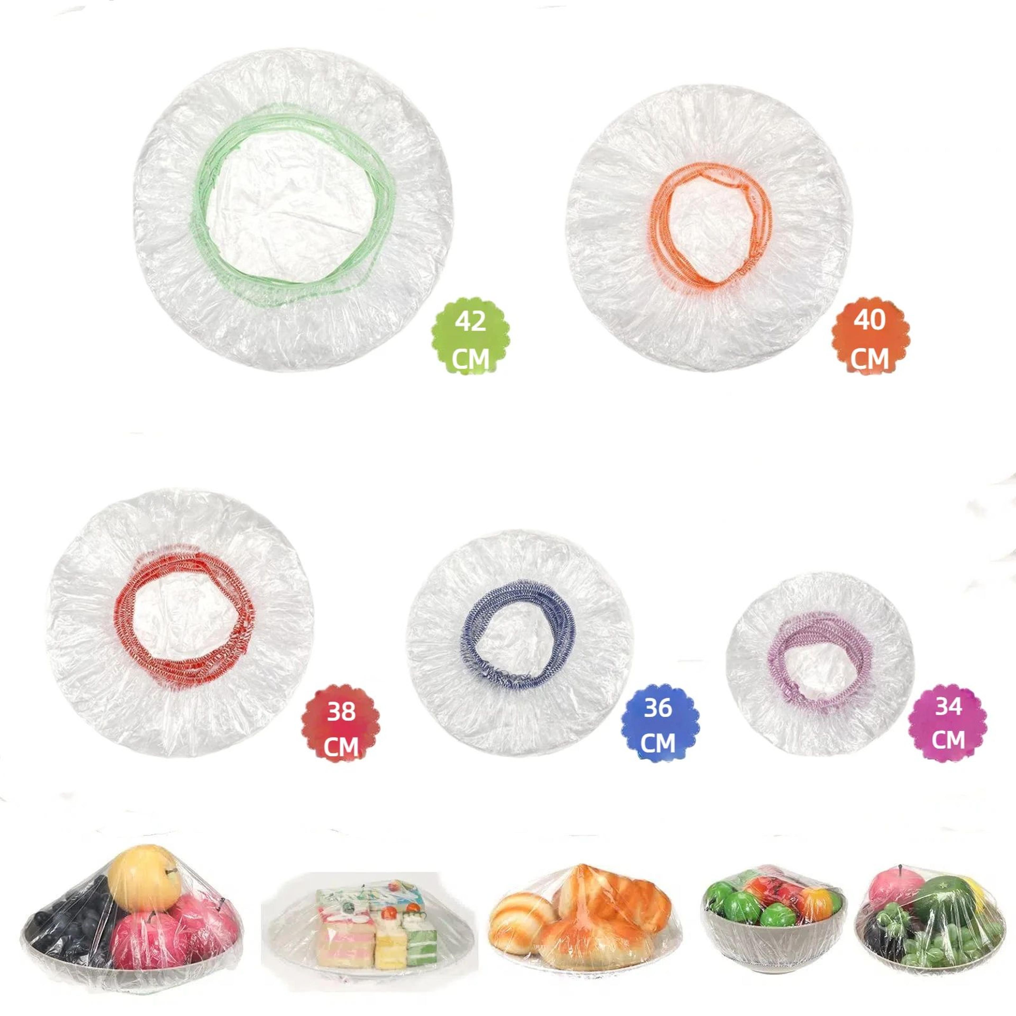 disposable elastic food cover set
