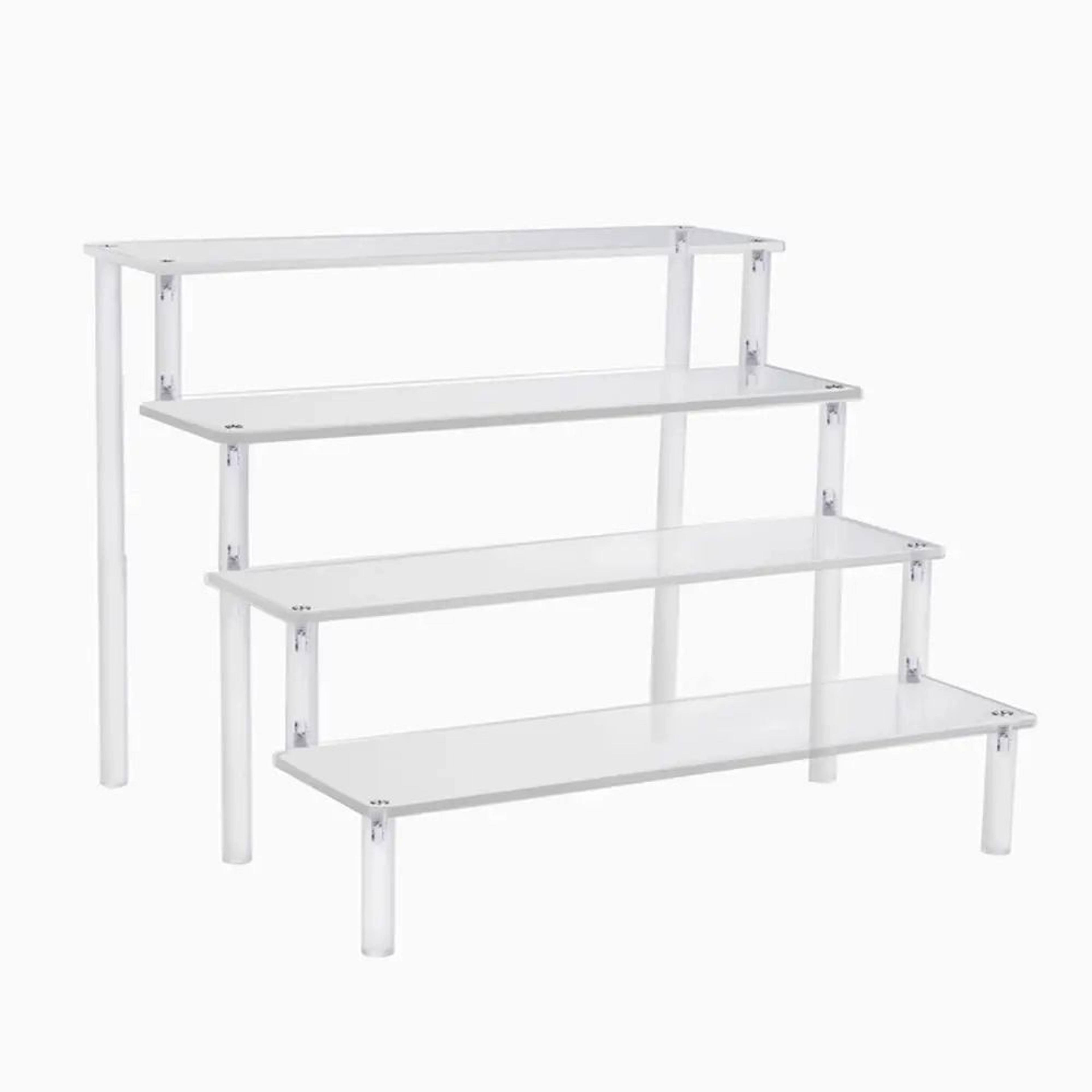 transparent acrylic display stand shelf