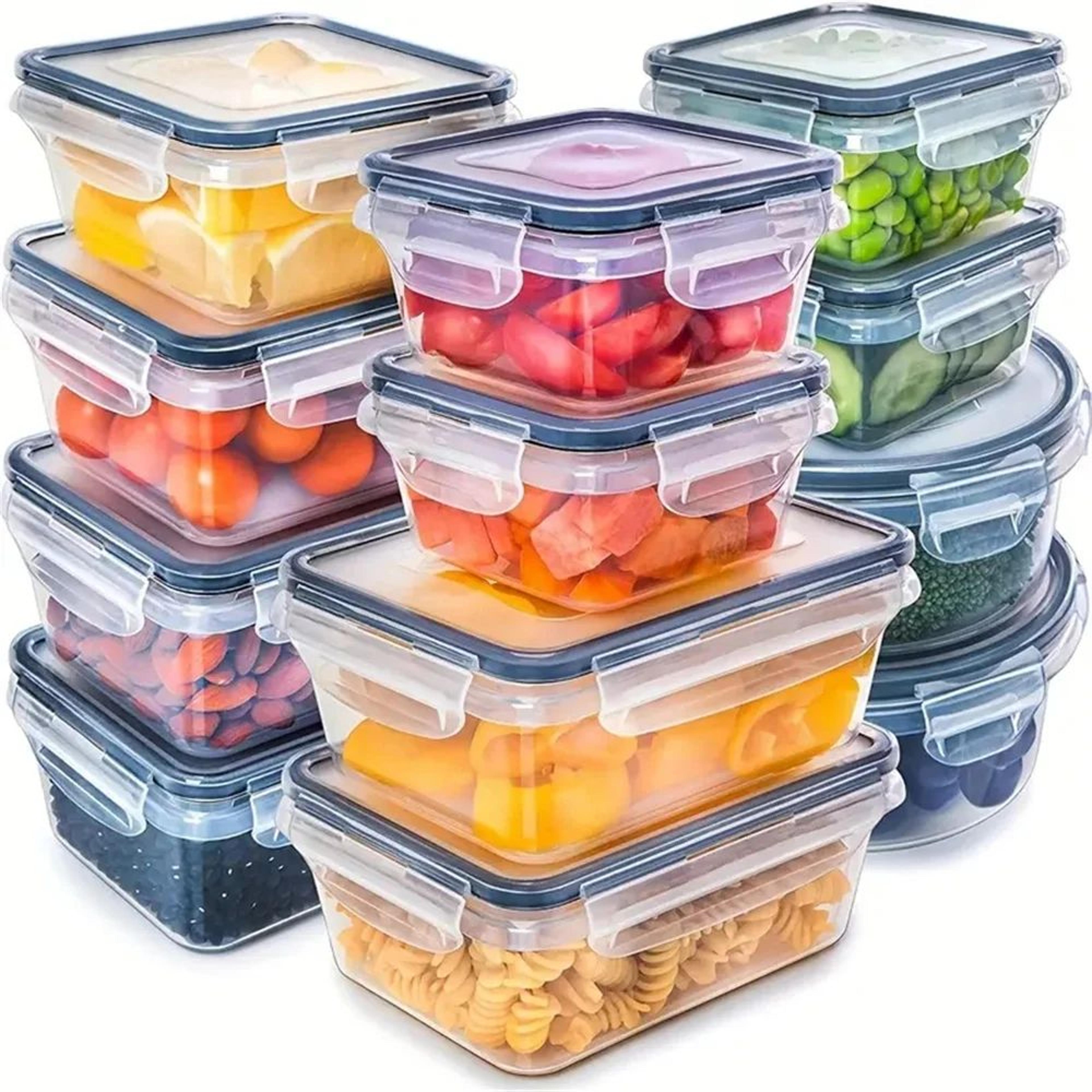 12 piece bpa free food storage container set