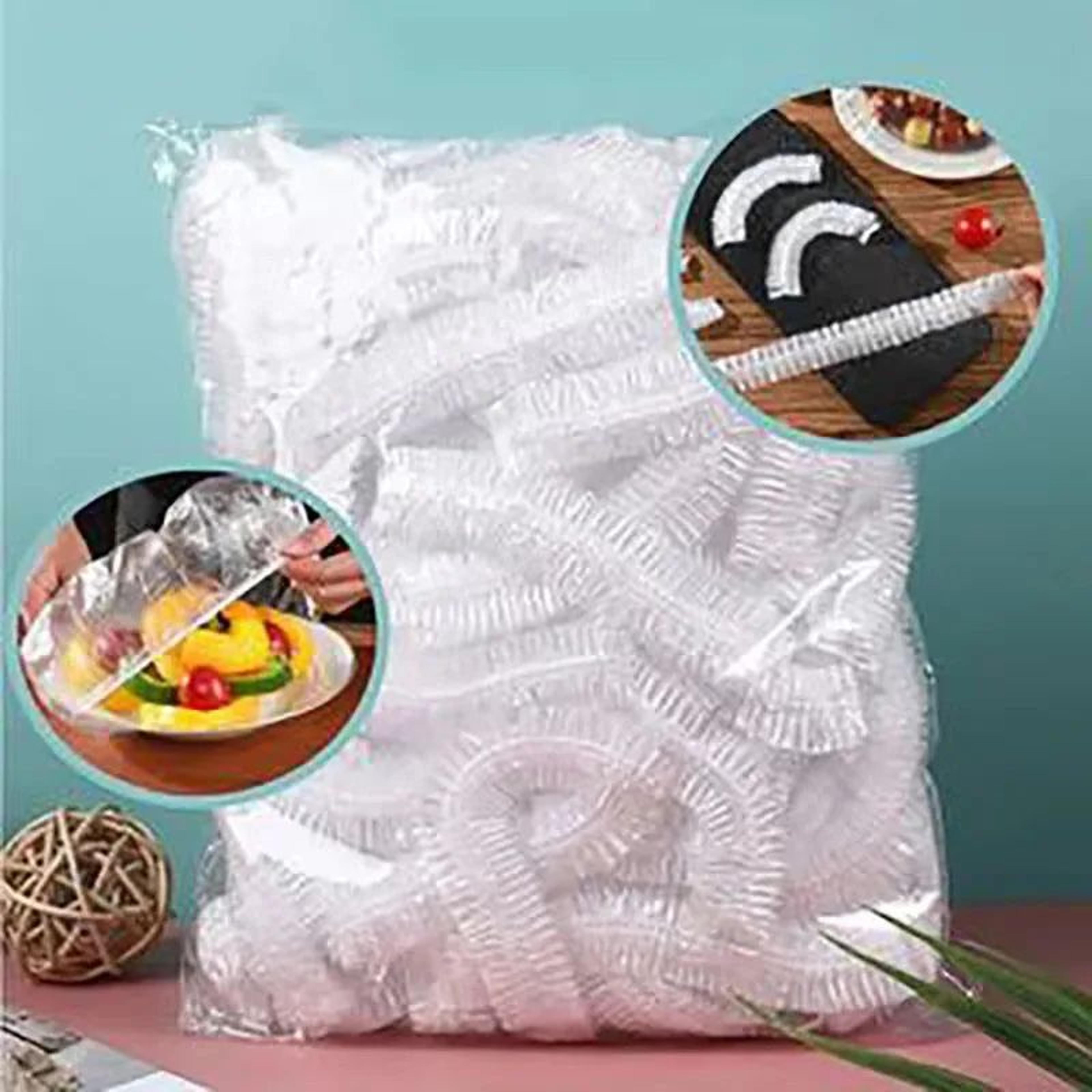 reusable elastic food cover set for bowls and plates