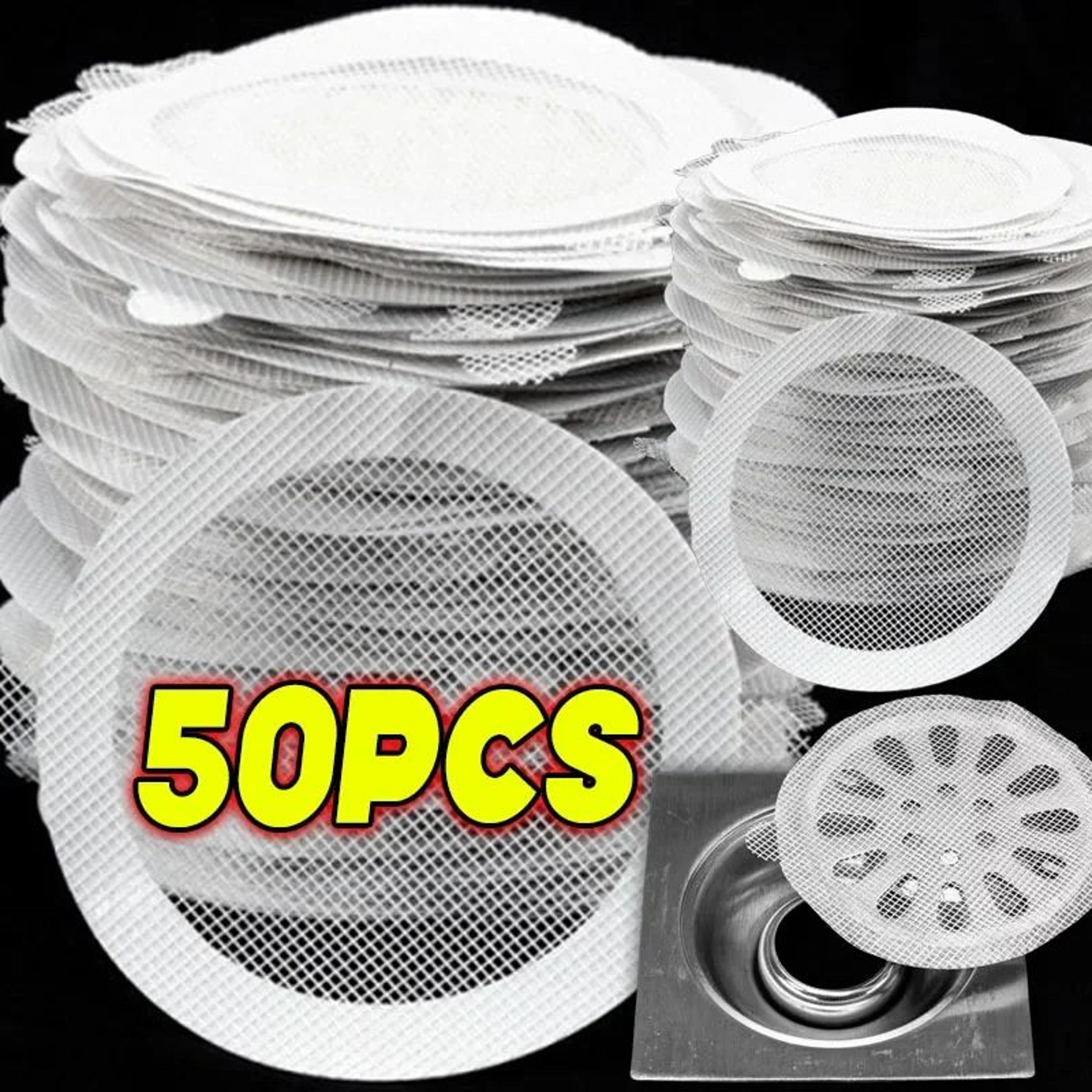 disposable floor drain hair catcher mesh filter stickers