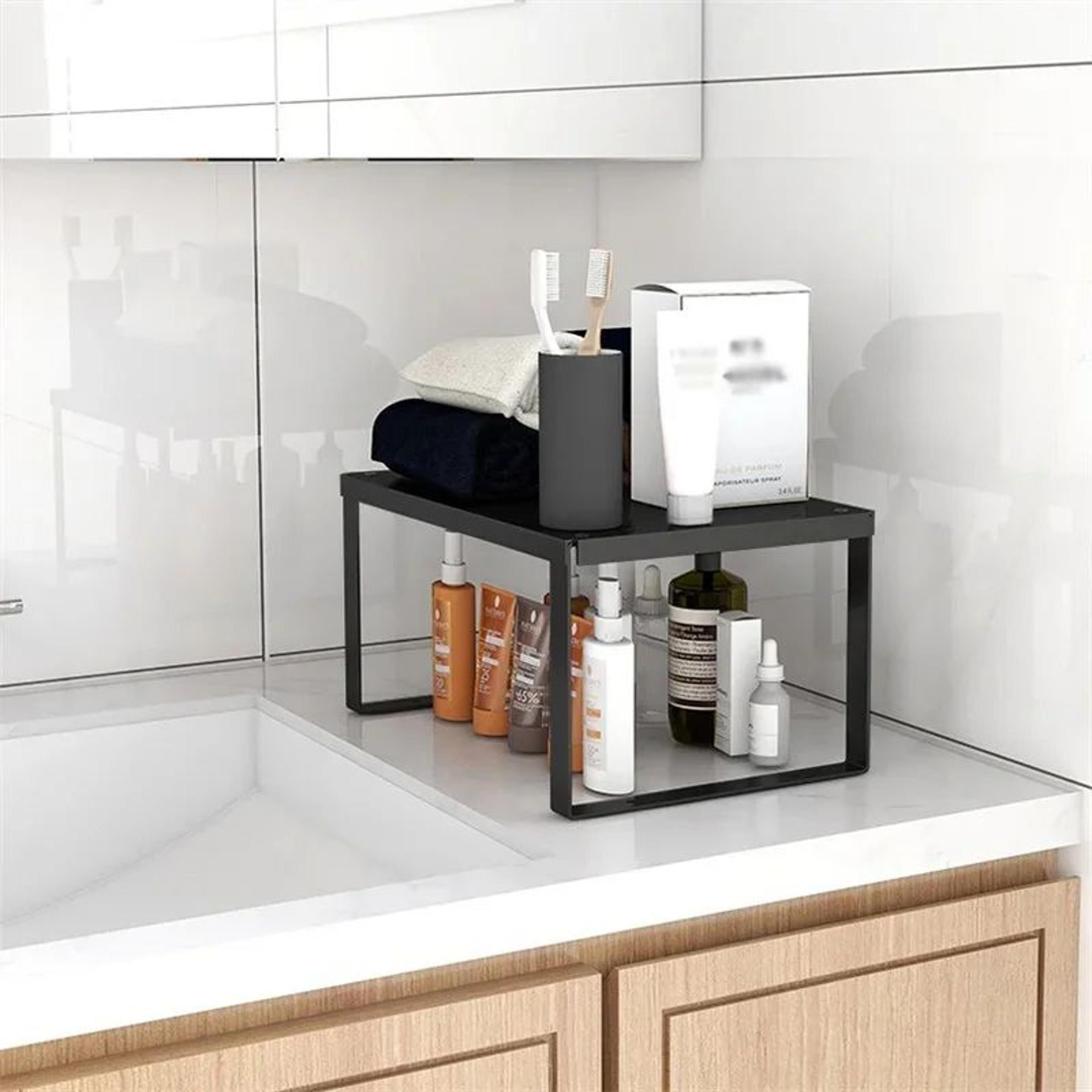 metal wall mounted spice organizer storage shelf