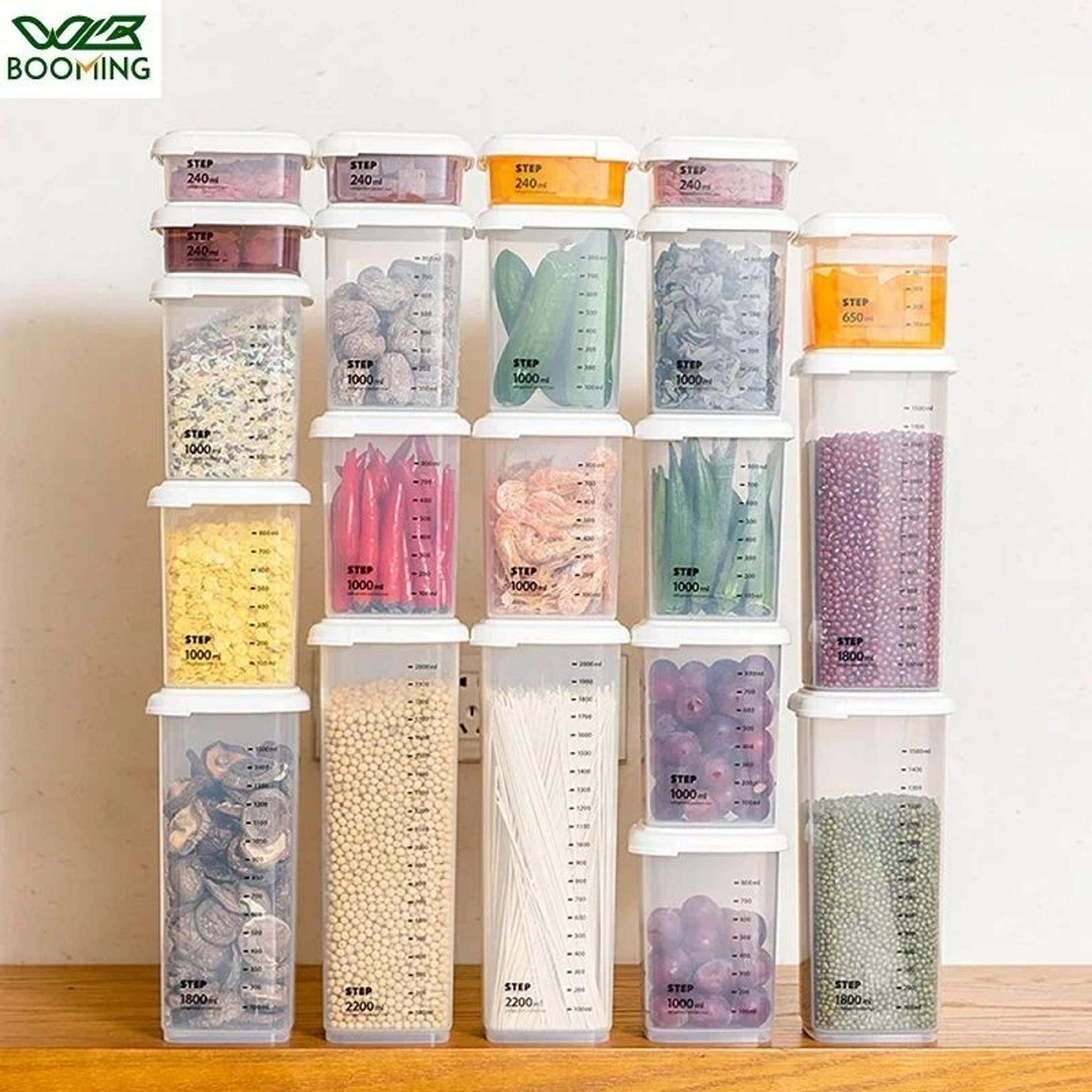 wbbooming airtight food storage canister set