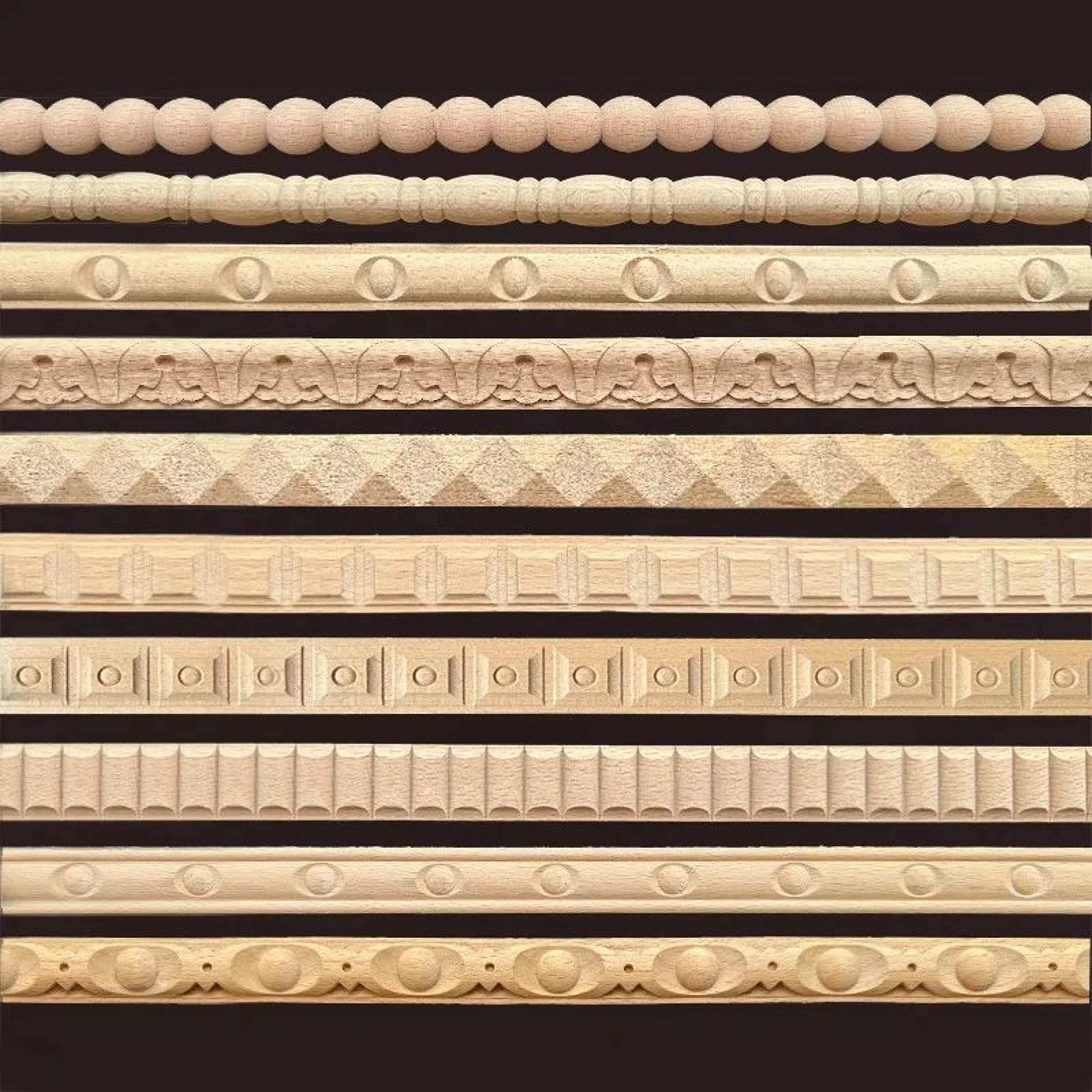 vintage wood carved corner applique onlay