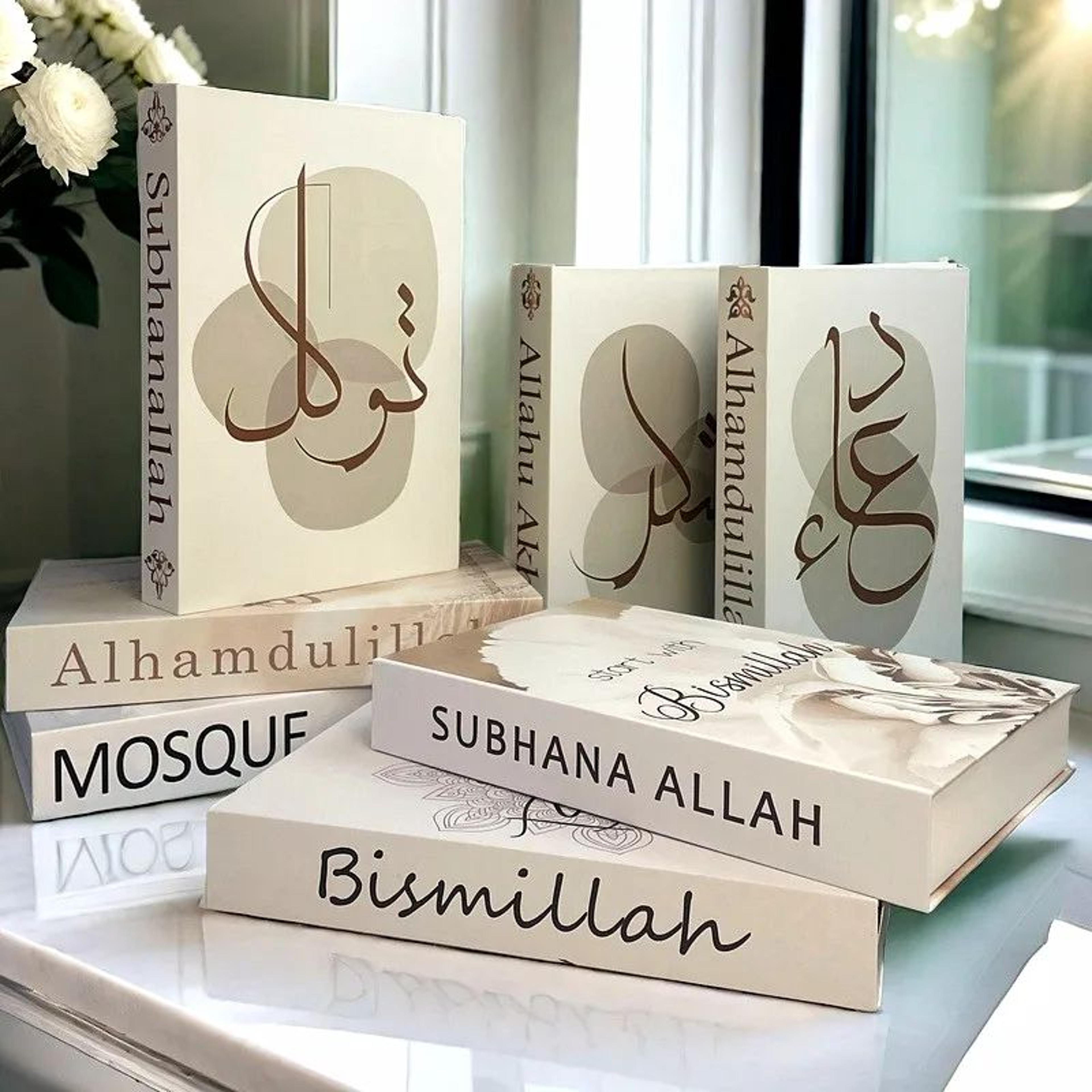 islamic decorative faux book storage box