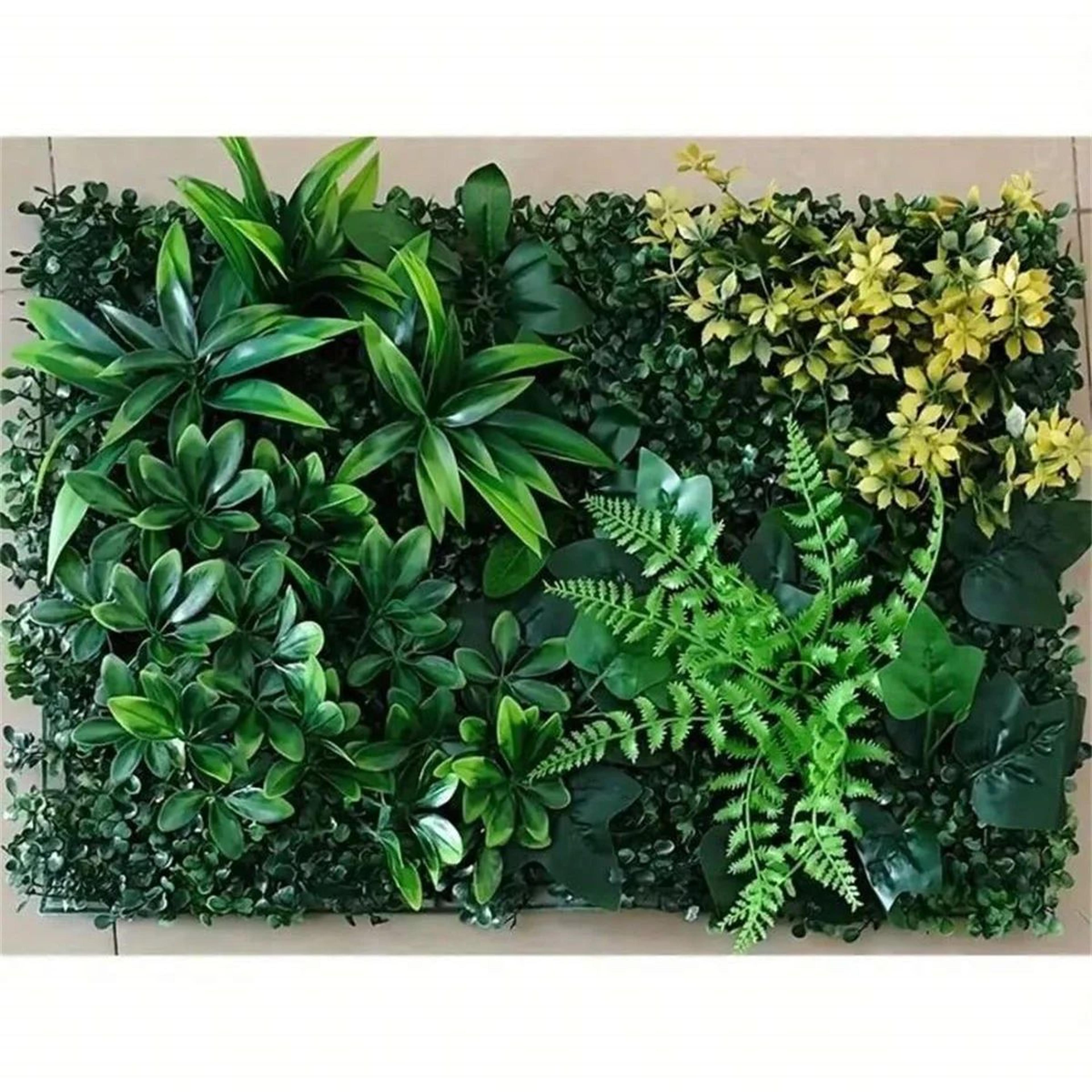 artificial green wall panel faux jungle grass mat for indoor and outdoor decor