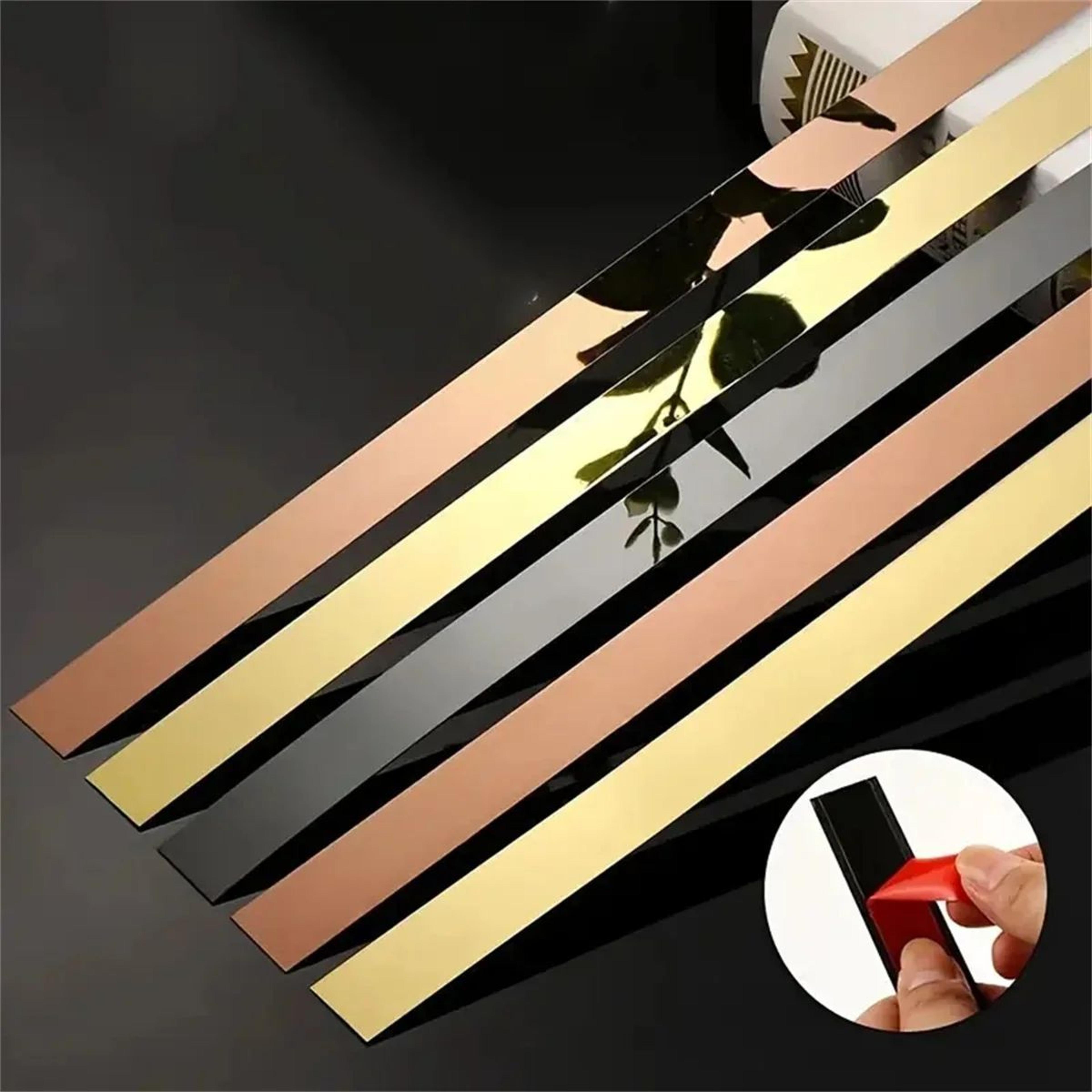 5m self adhesive stainless steel decorative trim strip