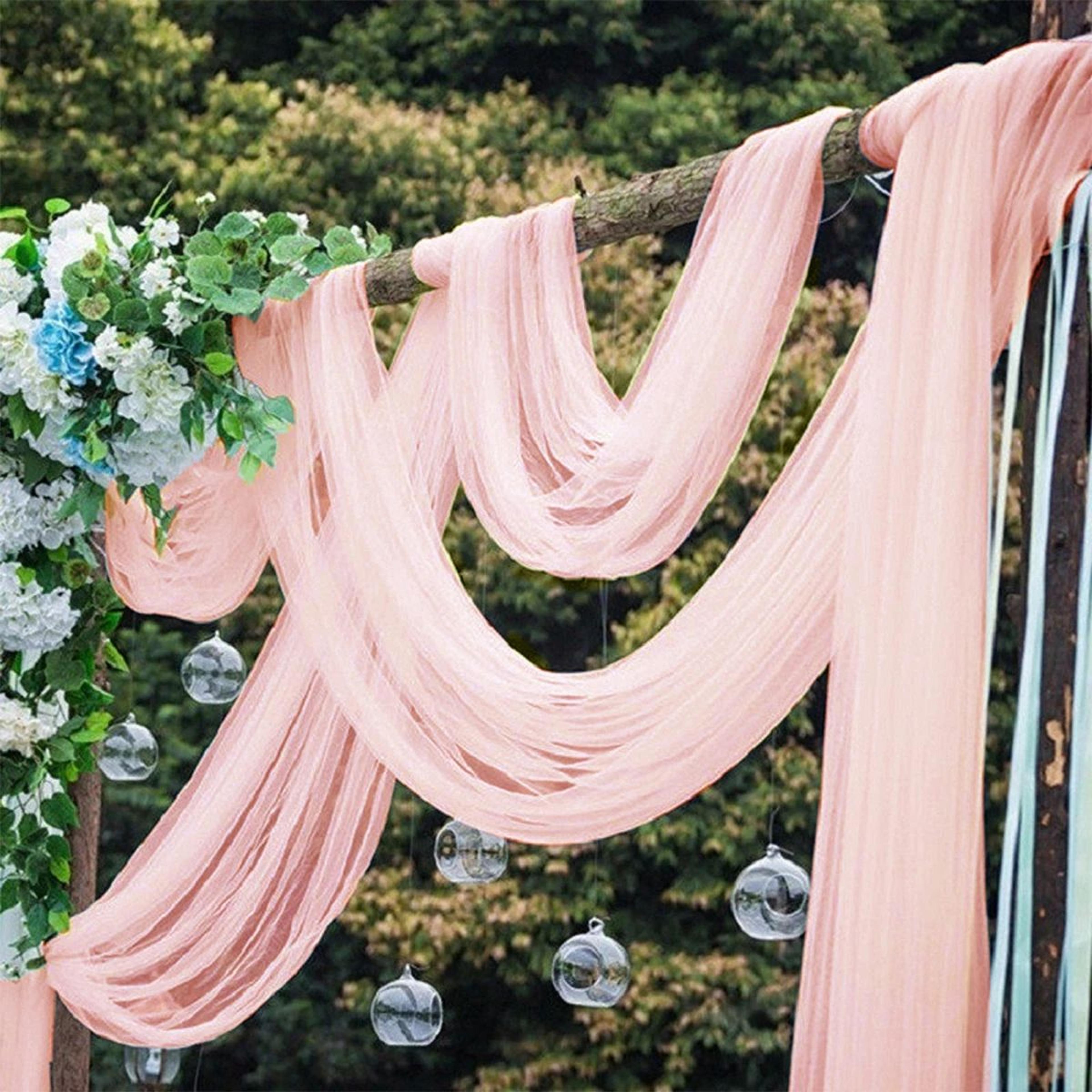 sheer organza tulle roll for wedding and party decorations