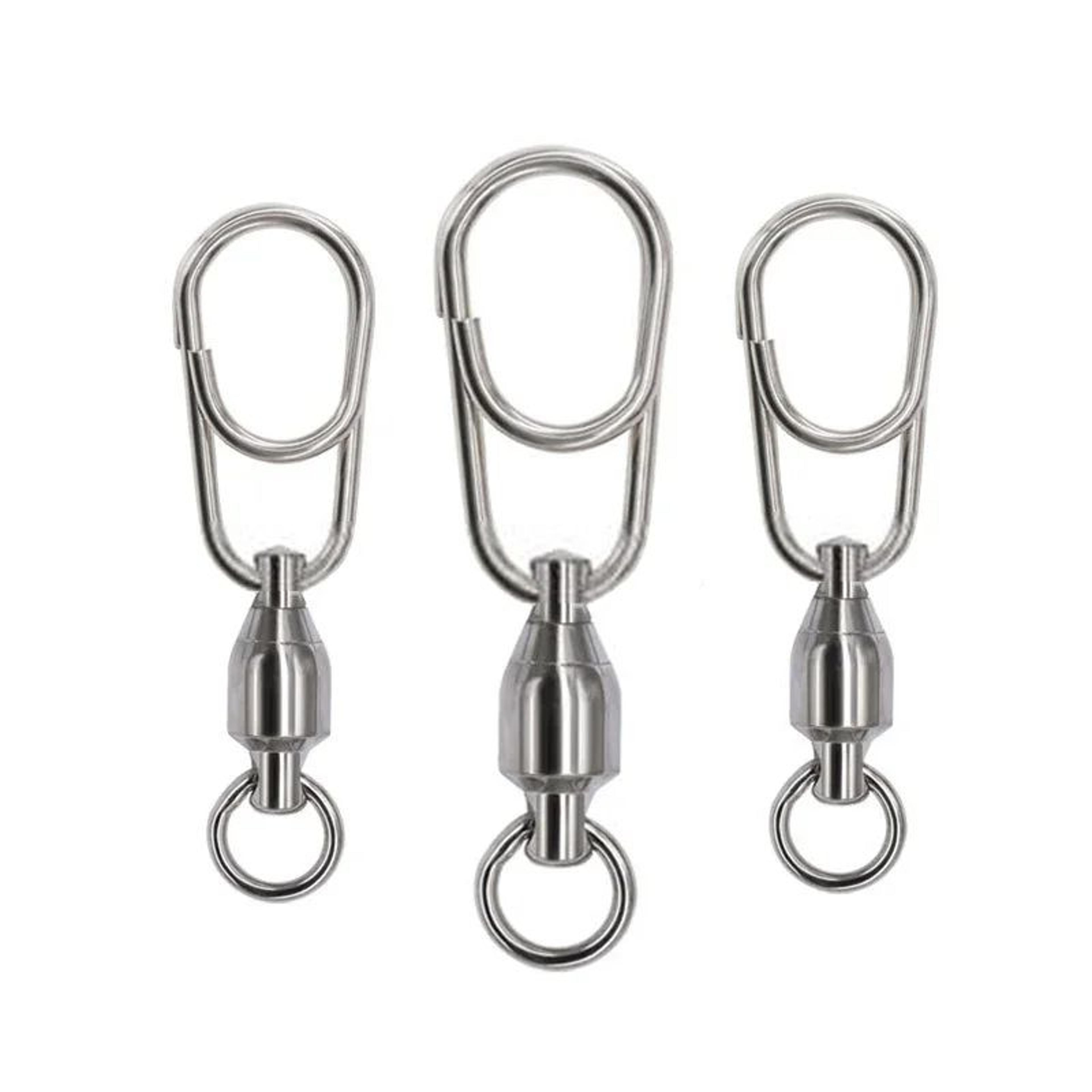 stainless steel ball bearing fishing swivels with solid rings