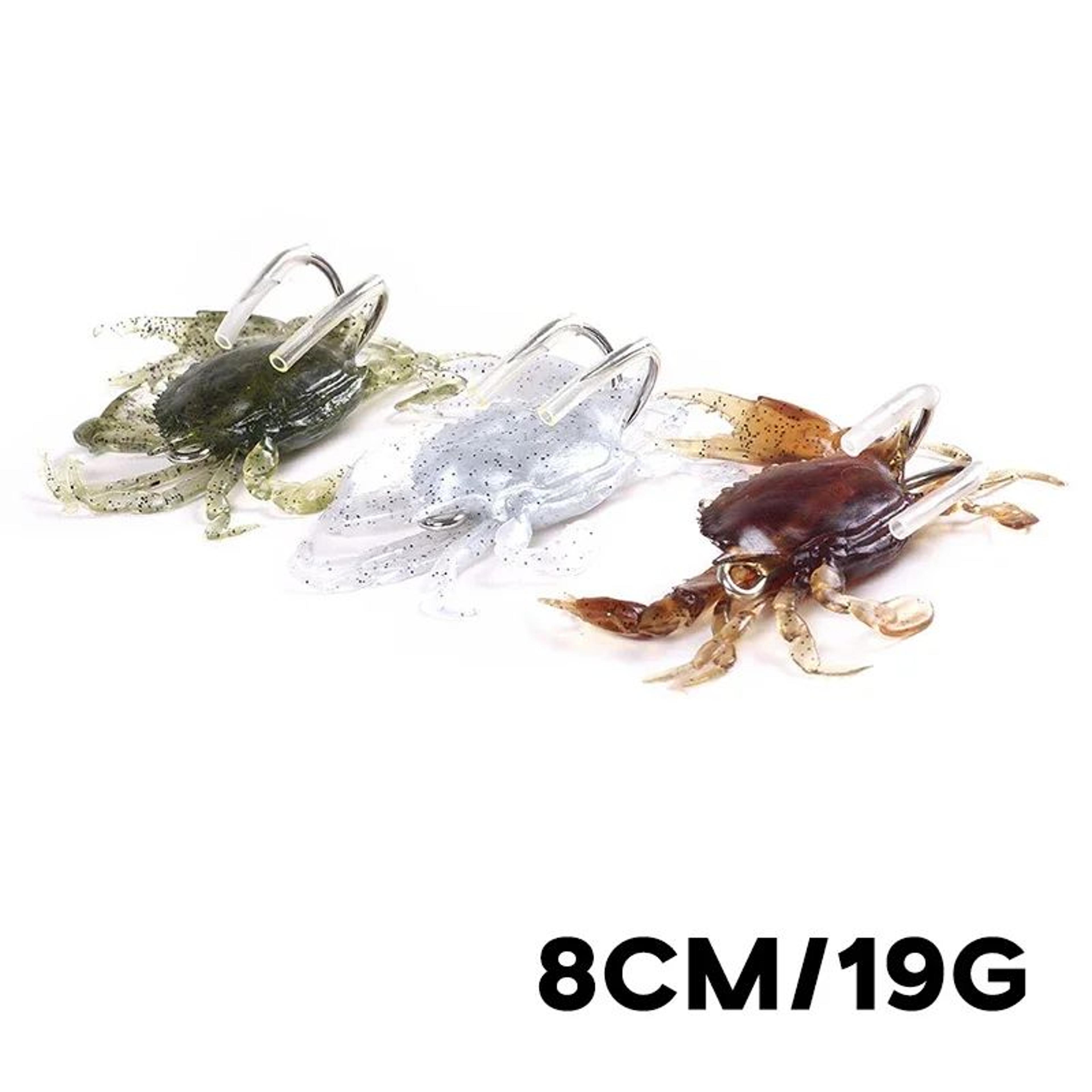 bionic soft crab fishing lure with sharp hook