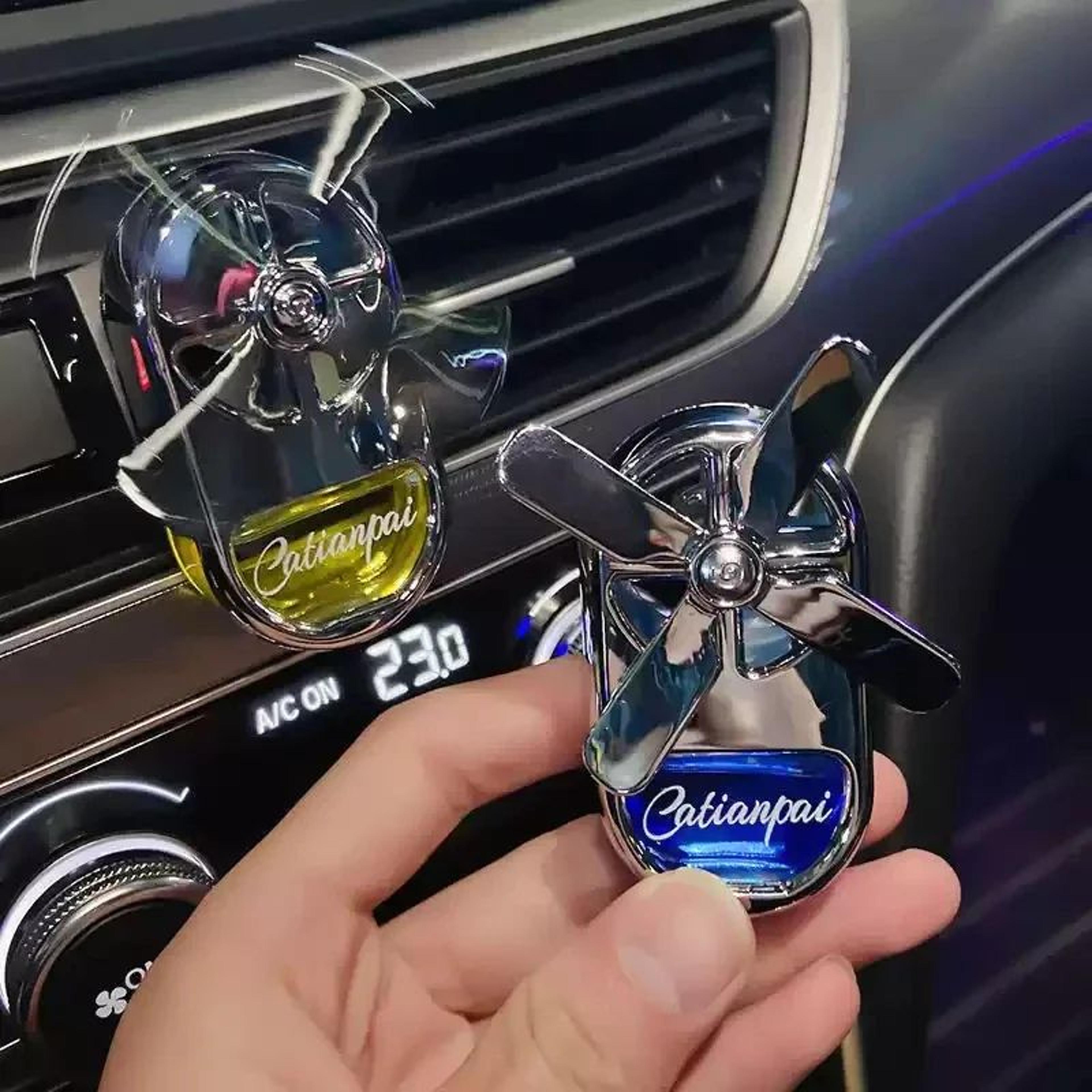 rotating car air vent perfume diffuser with long lasting fragrance