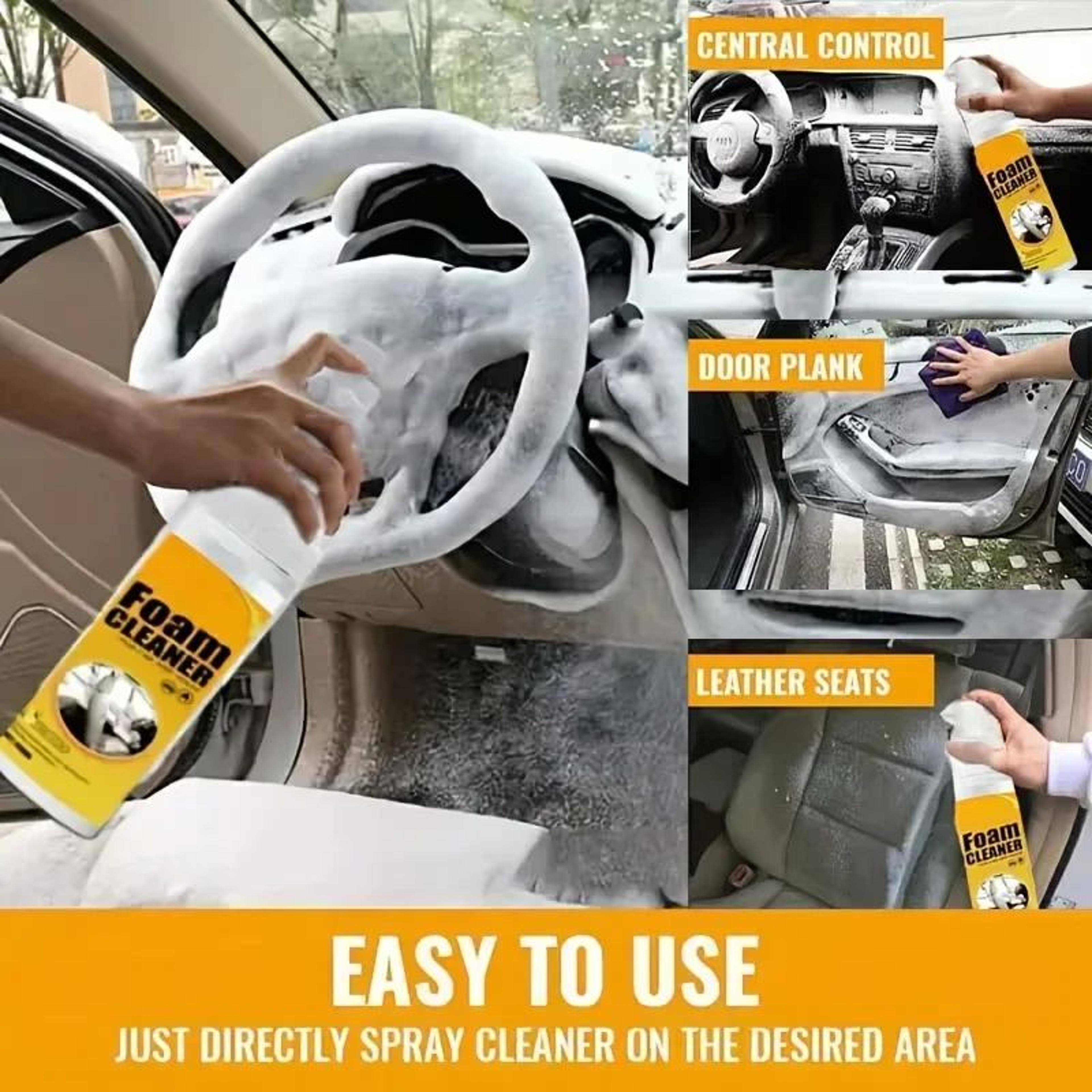 multi purpose car interior foam cleaner spray