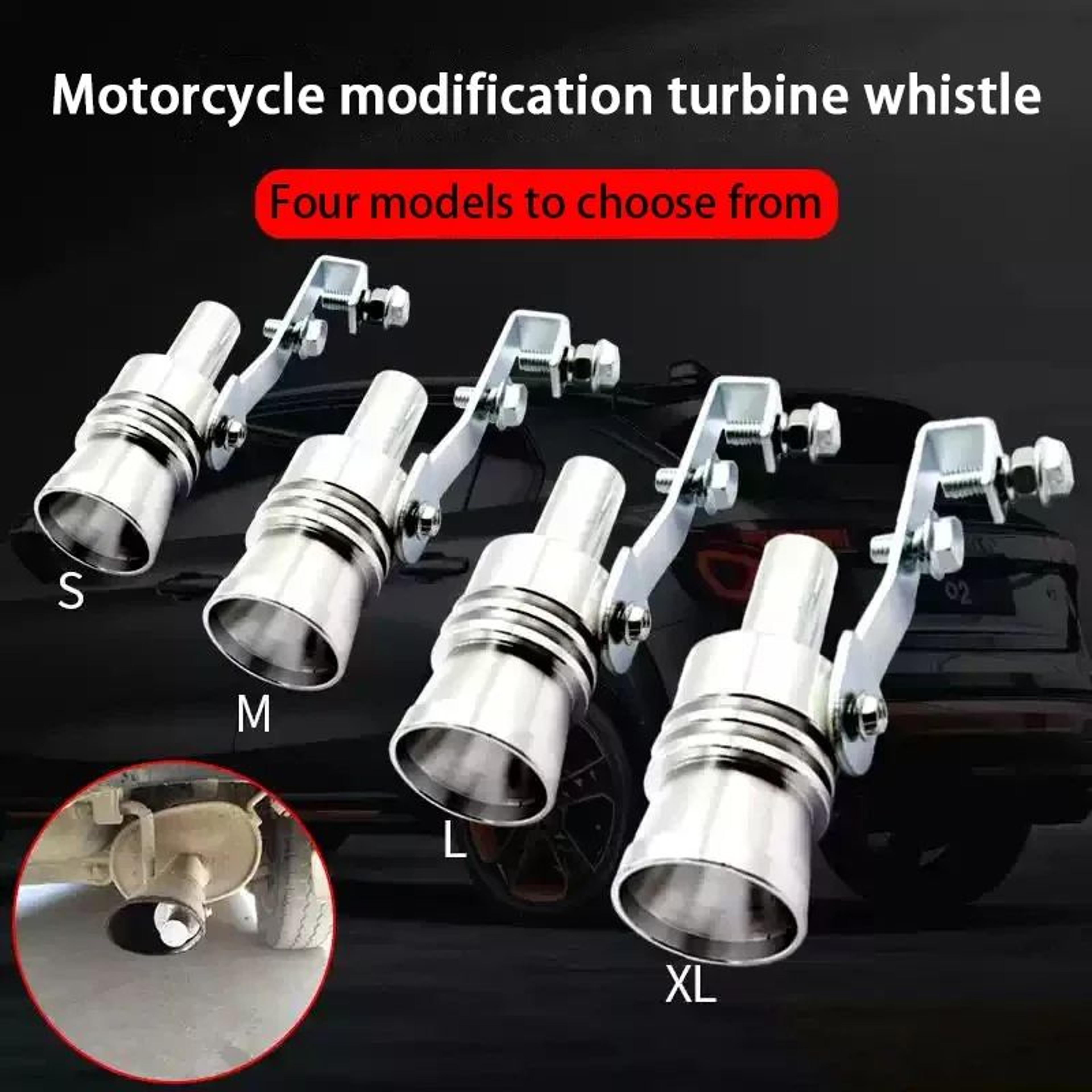 universal turbo sound exhaust whistle for car and motorcycle