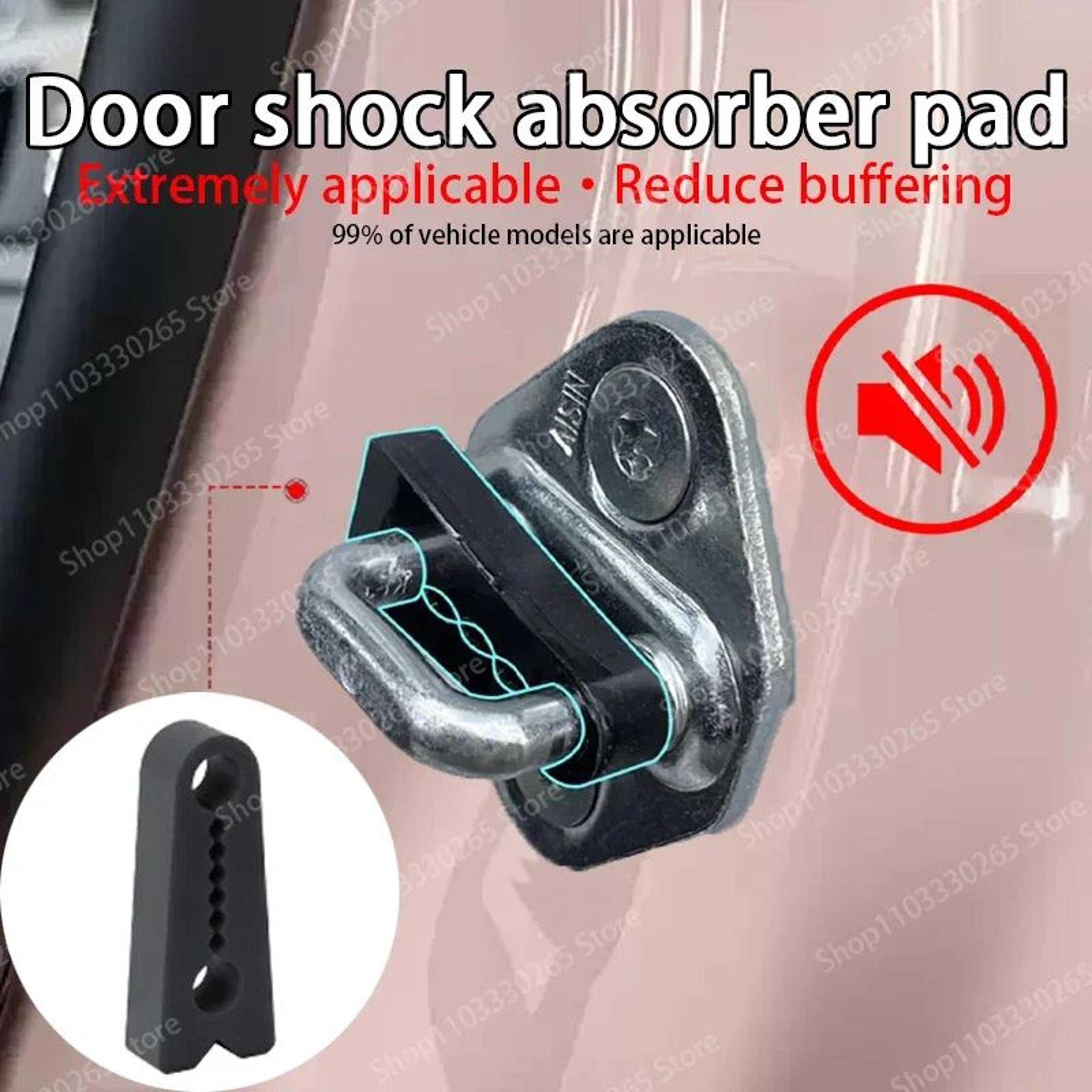 universal silicone car door lock striker shock absorber pads