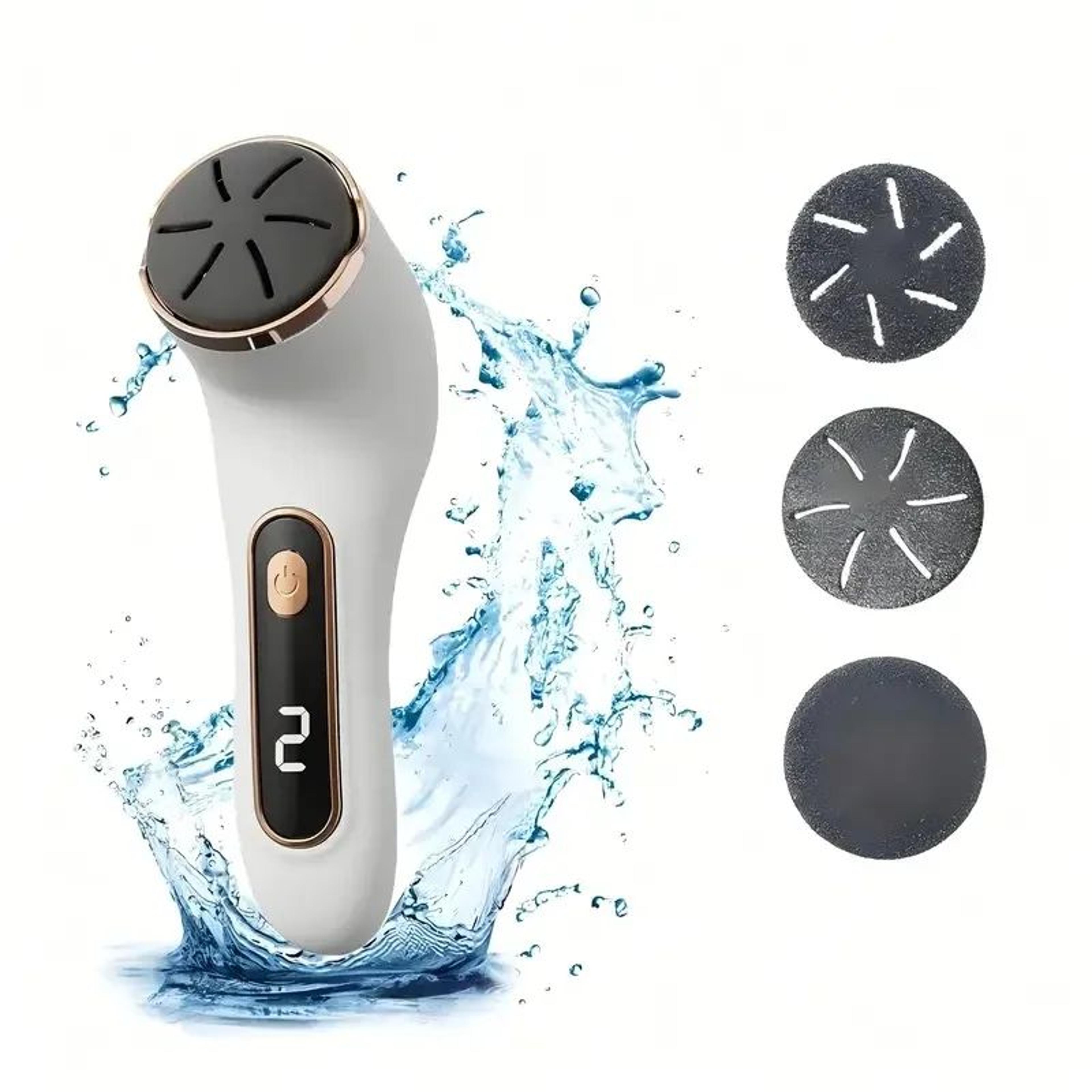 rechargeable electric foot callus remover with digital display