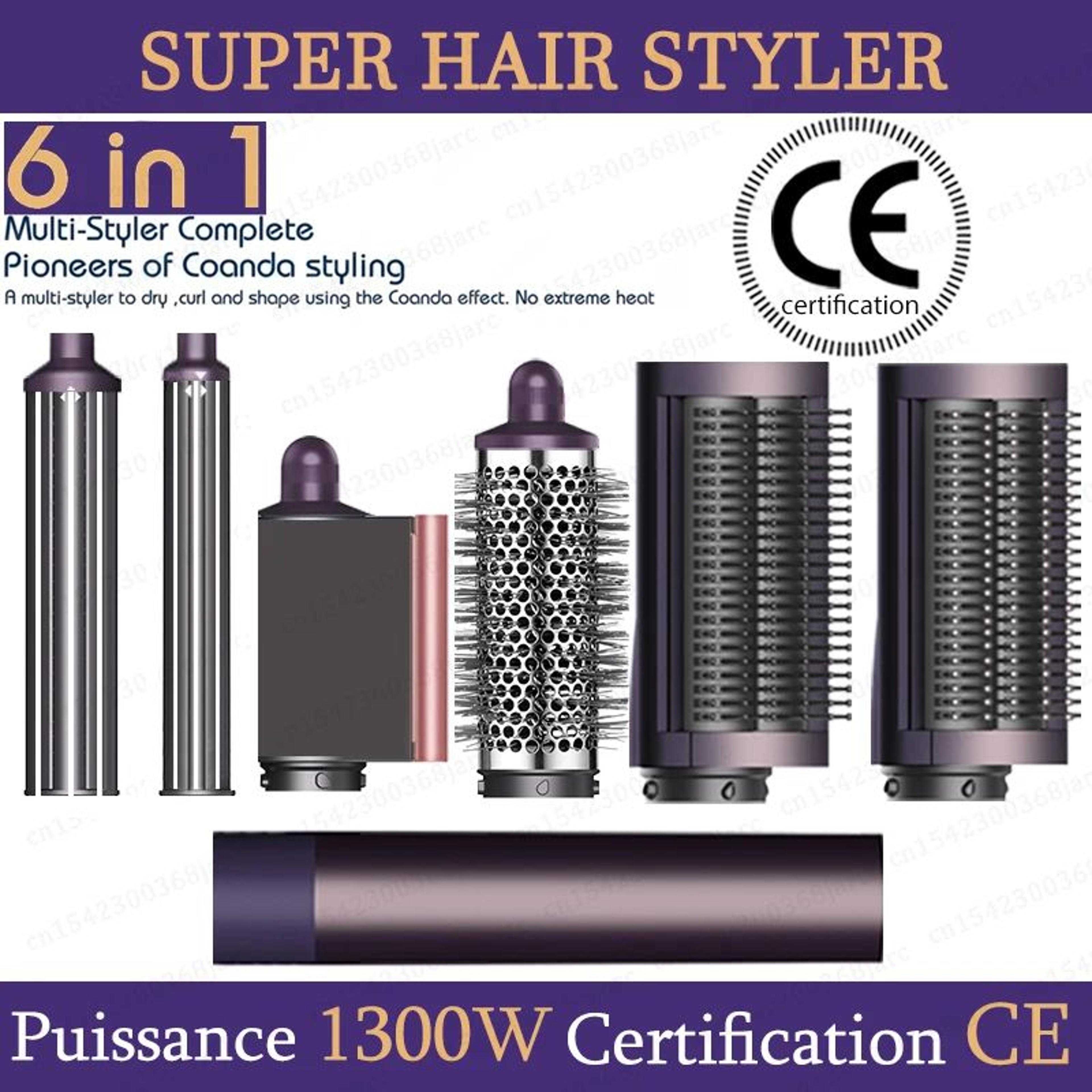 sencicimen x9 professional multi hair styler 6 in 1 hot air brush