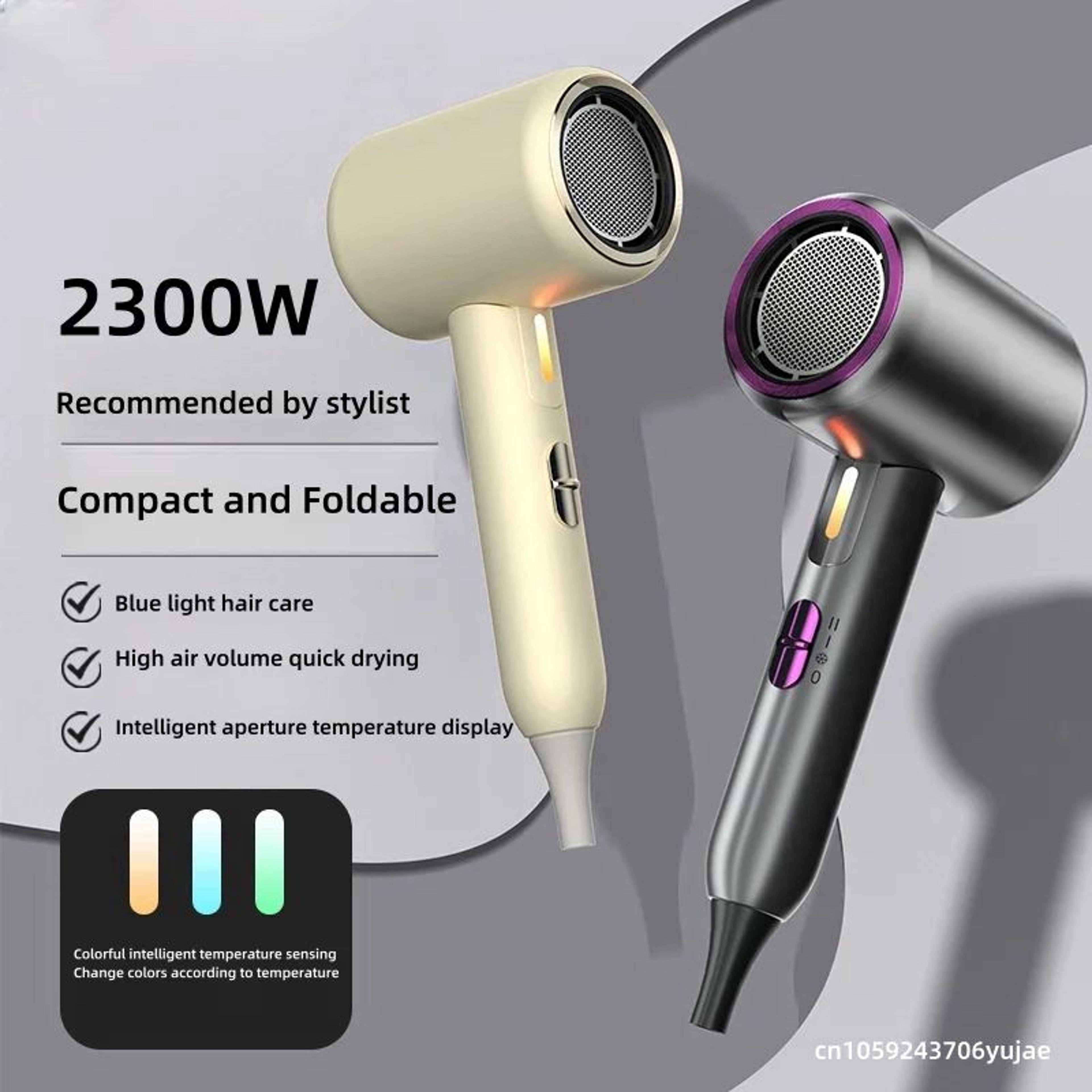 portable folding 2300w ionic hair dryer