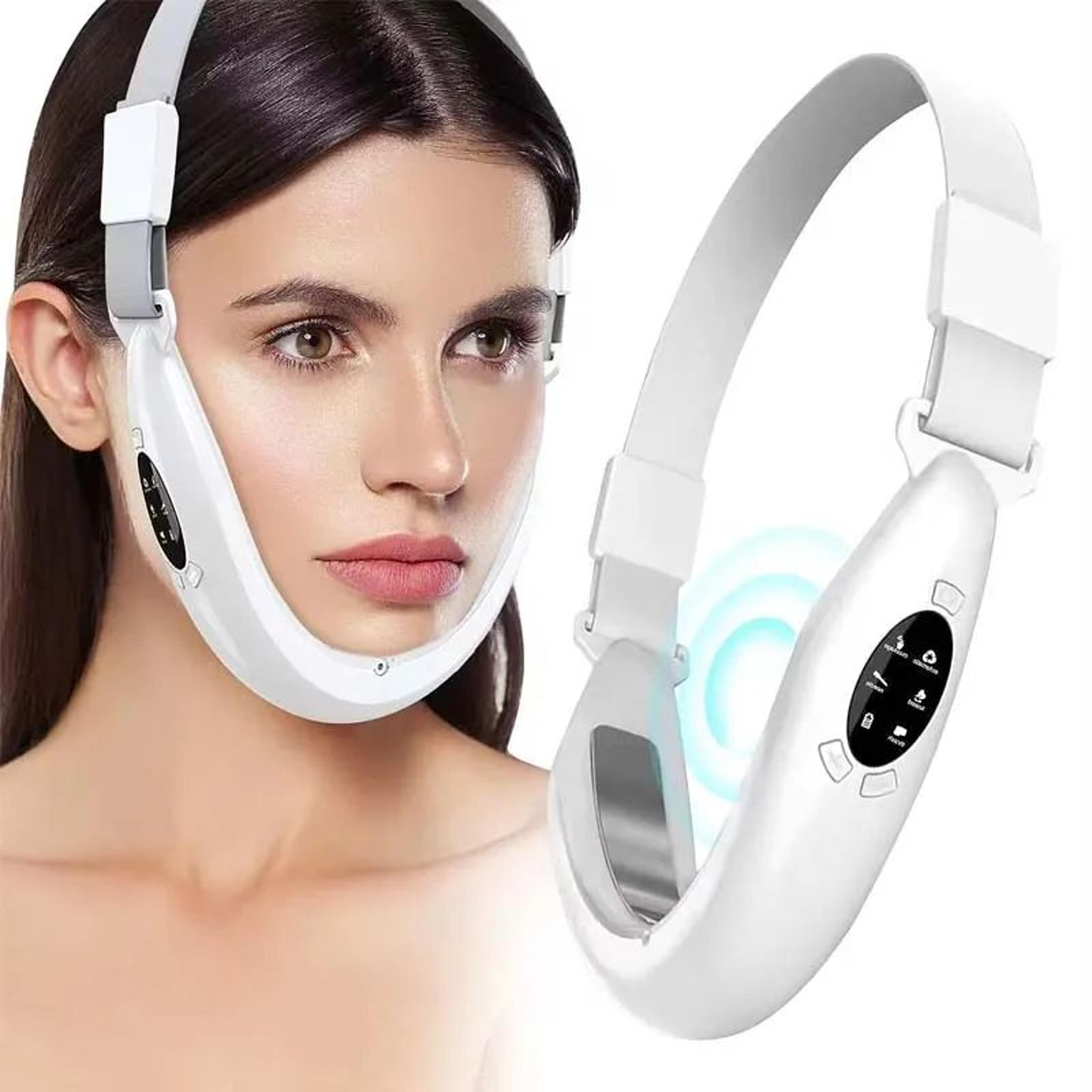 led photon v face lifting device facial massager belt