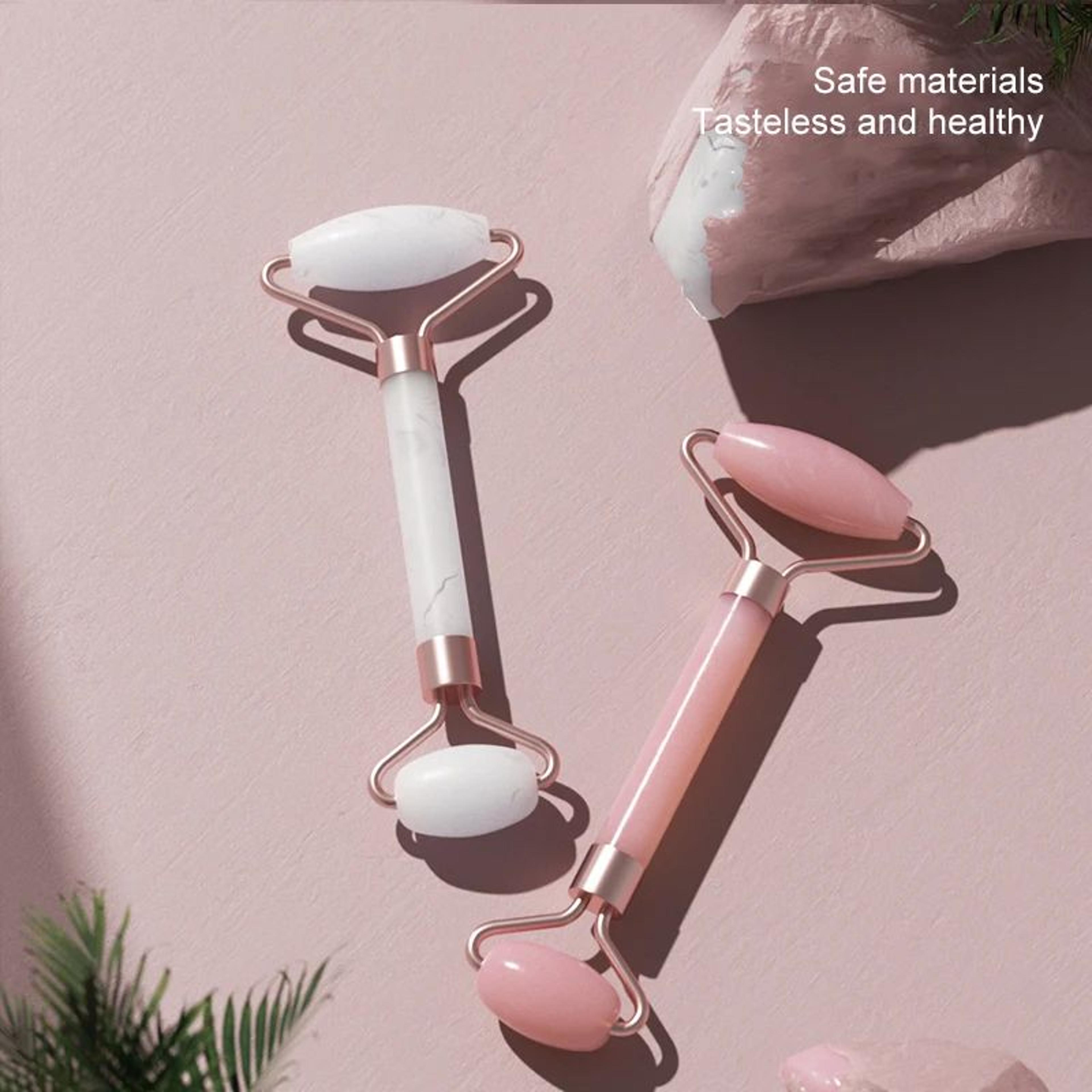 resin facial roller and gua sha massage tool set