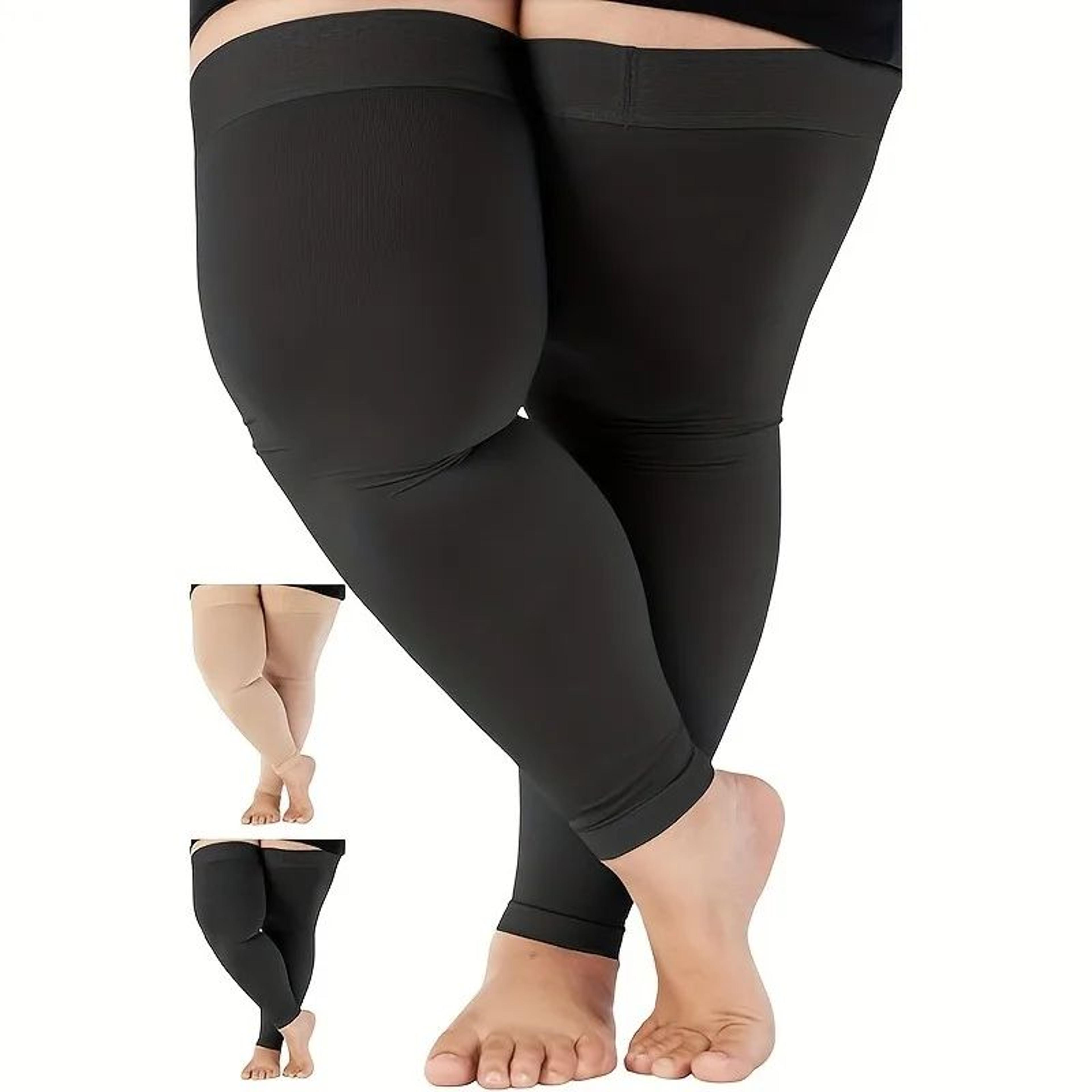 plus size compression socks knee high and three quarter length