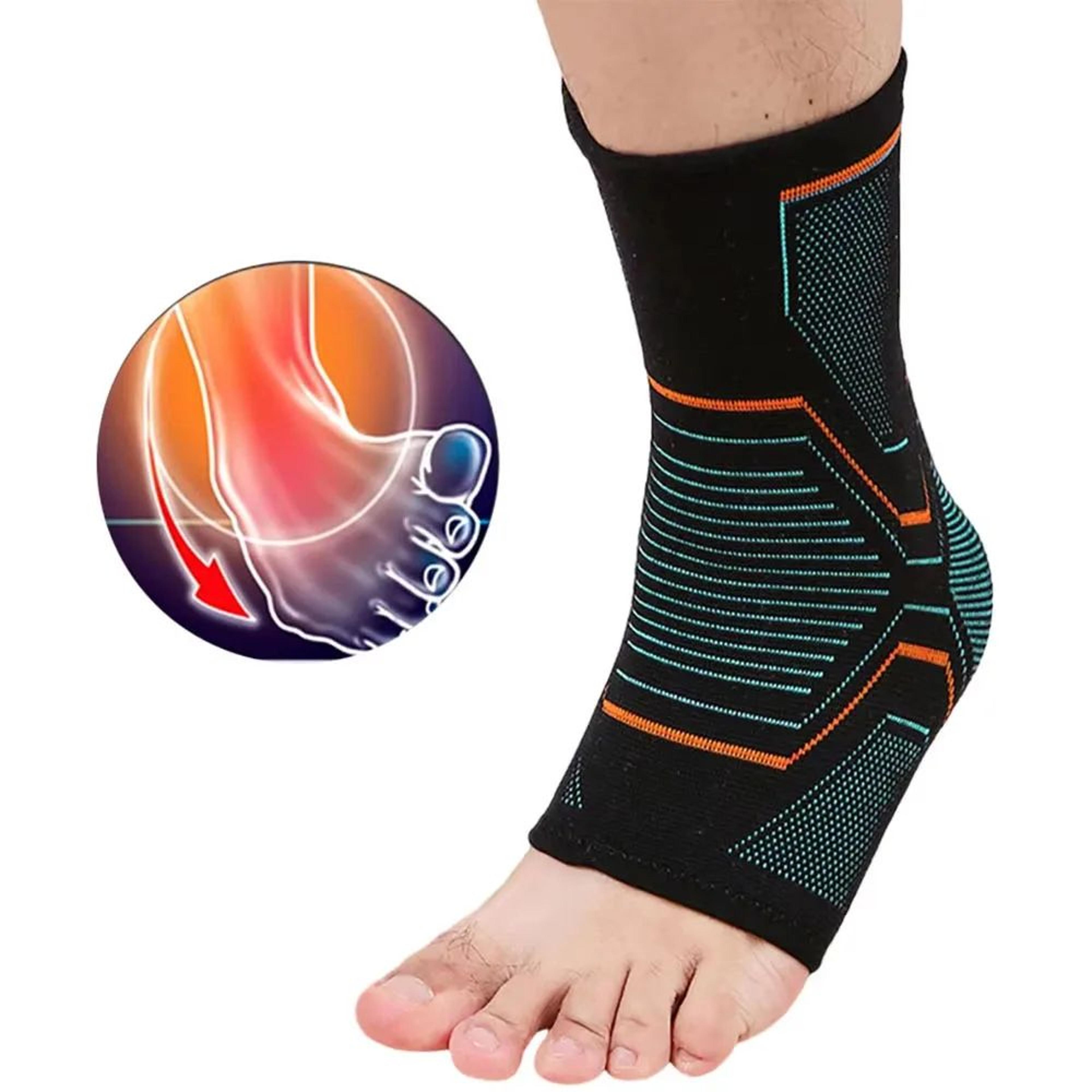 compression ankle brace sleeve with arch support