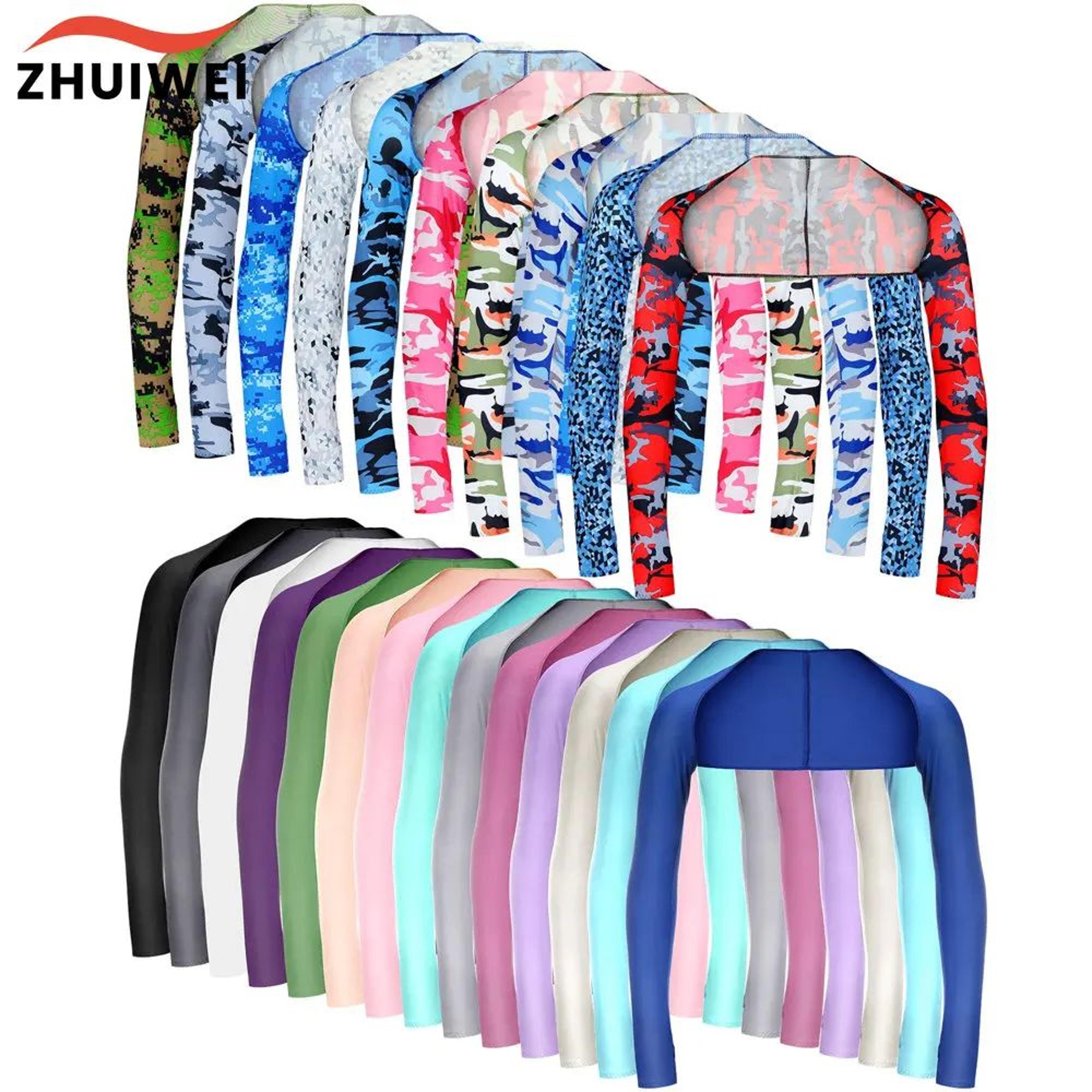 ice silk cooling shawl arm sleeves with uv protection