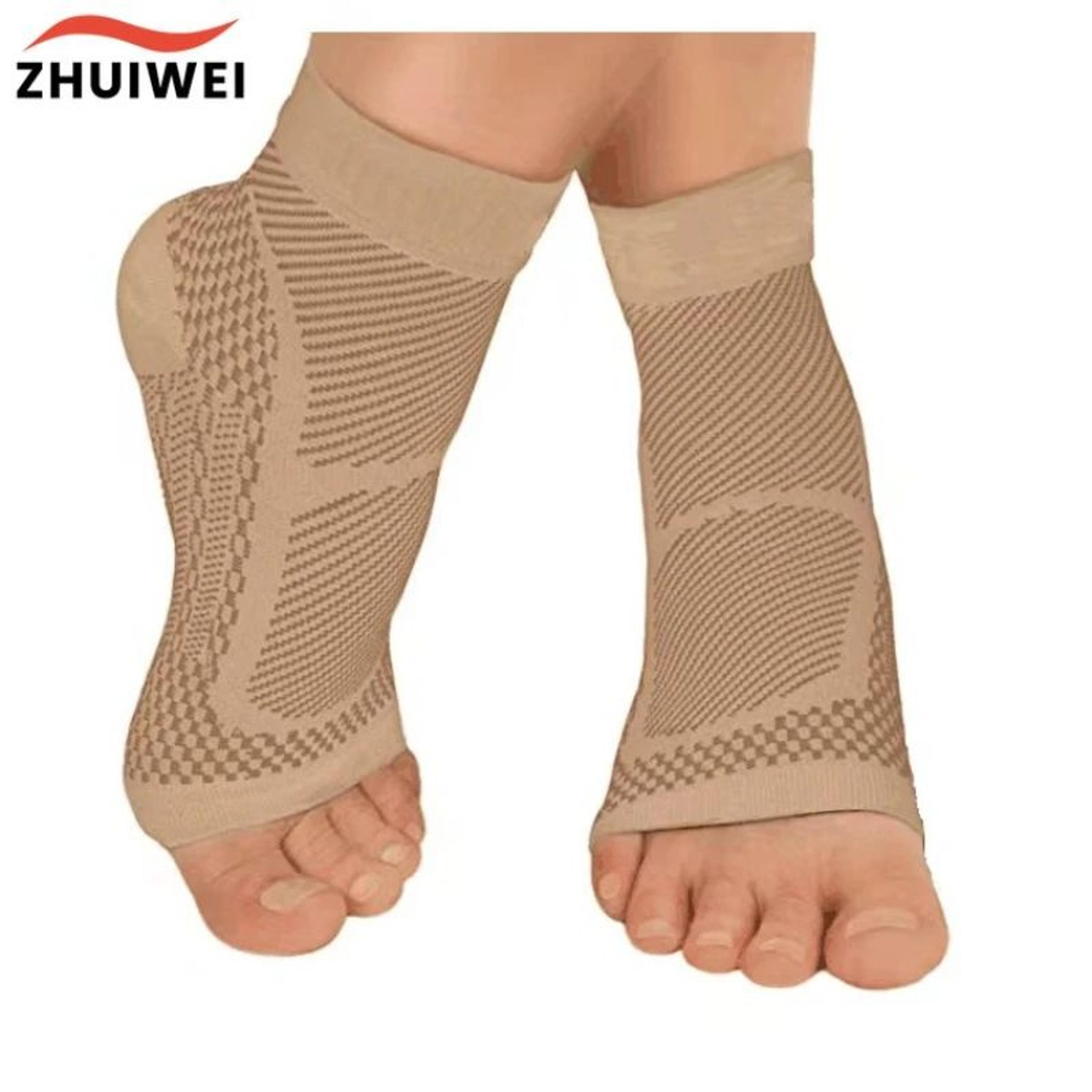 compression ankle brace sleeves with arch support