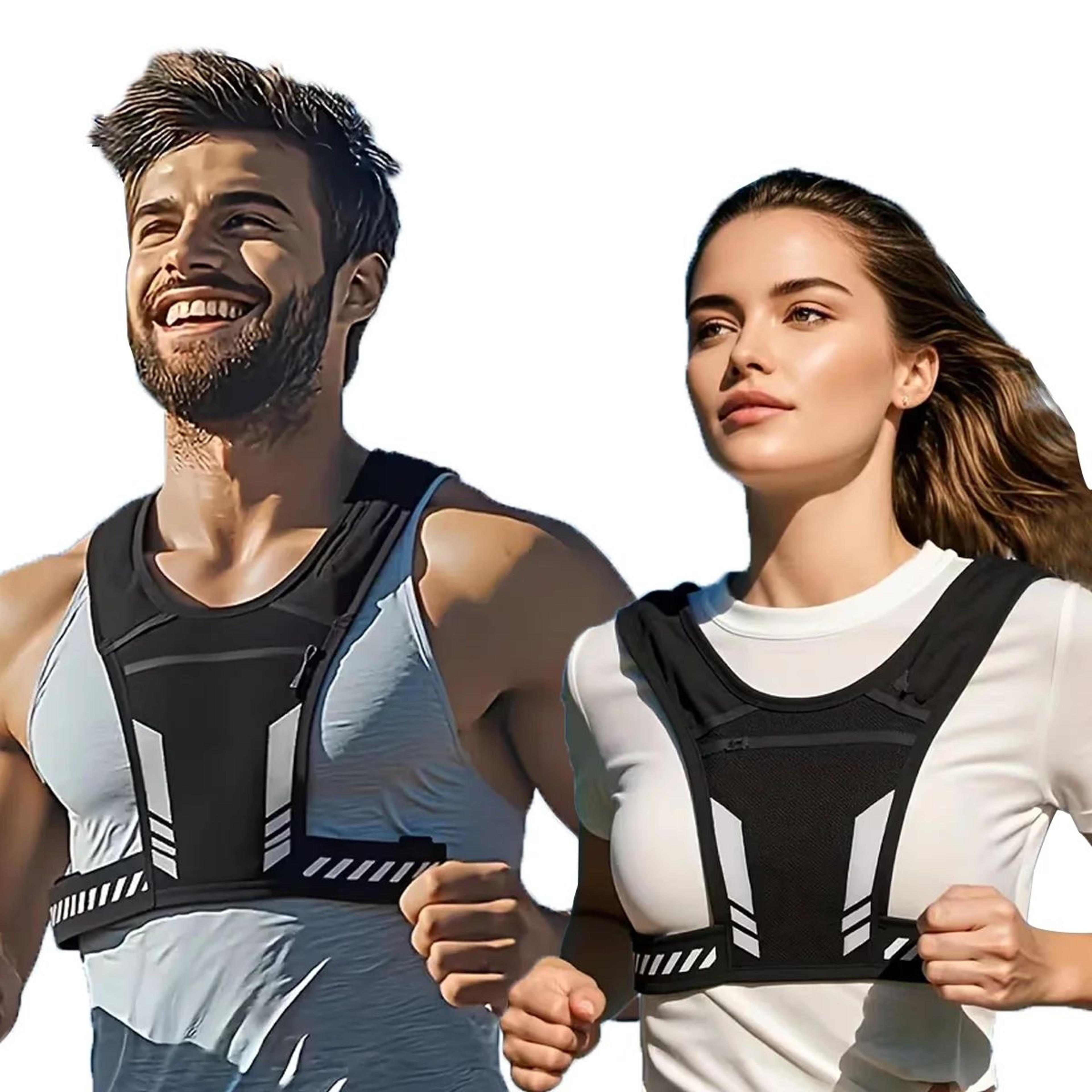 adjustable weighted fitness vest for running and training