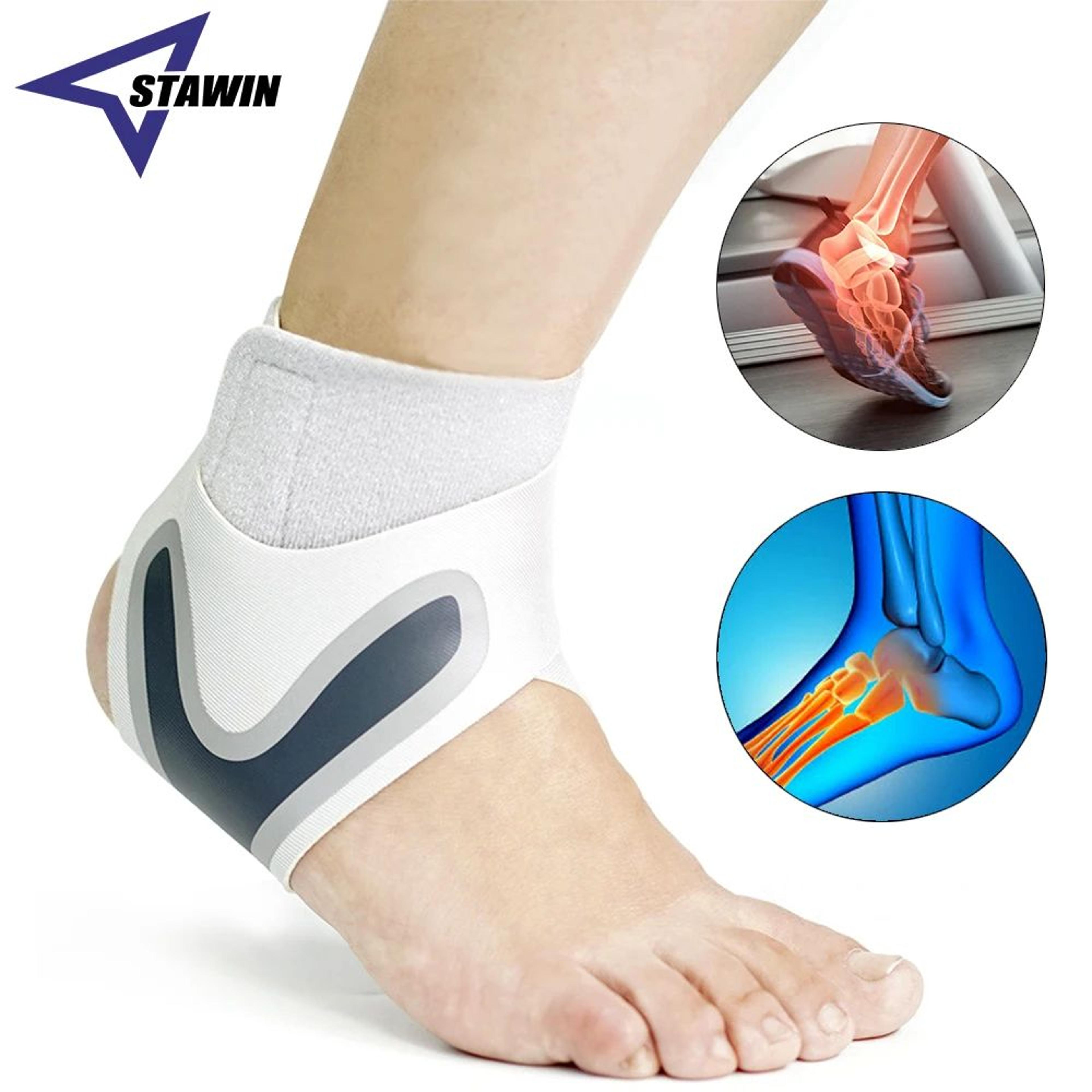 adjustable compression ankle stabilizer brace for sports and daily support