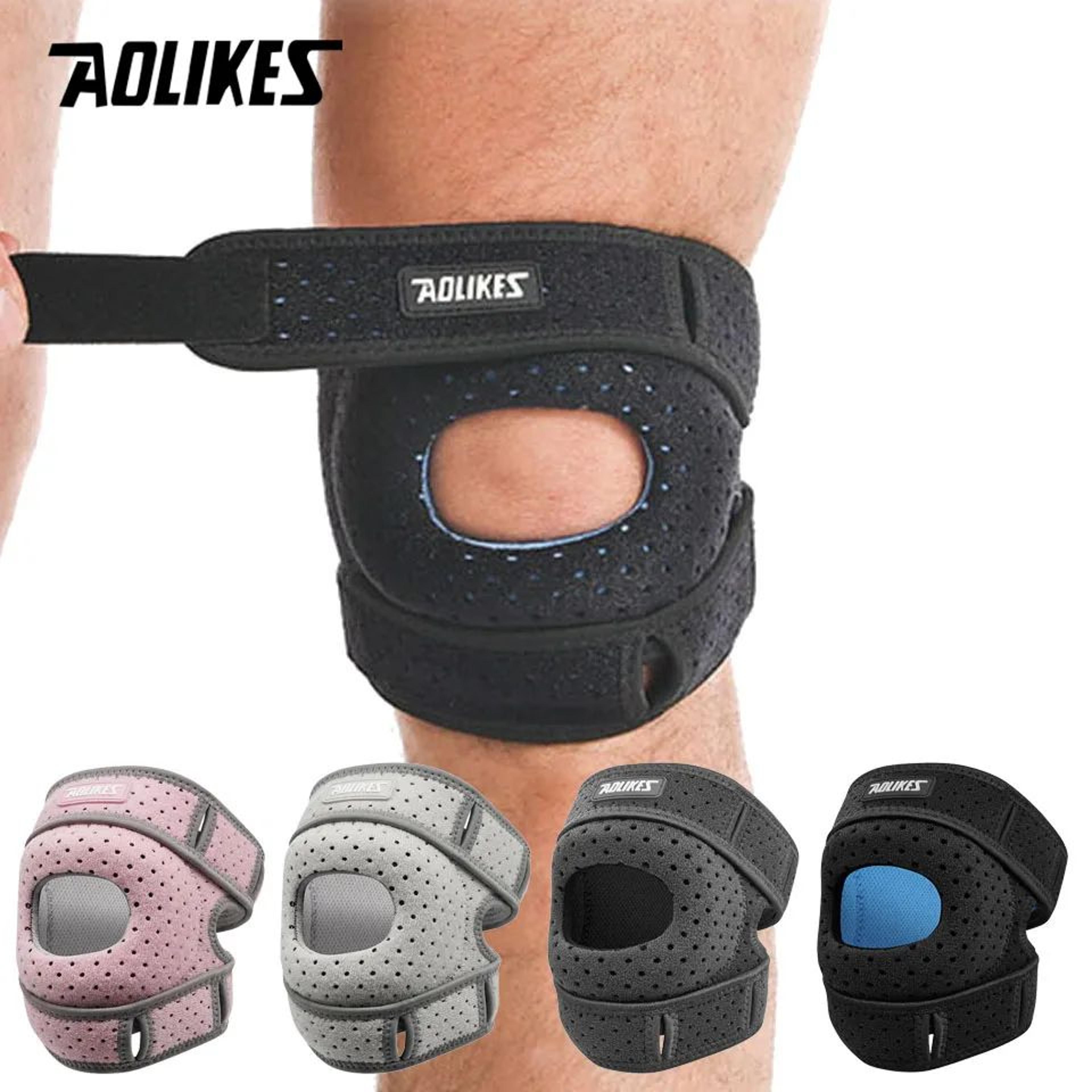 aolikes patella knee compression sleeve support brace