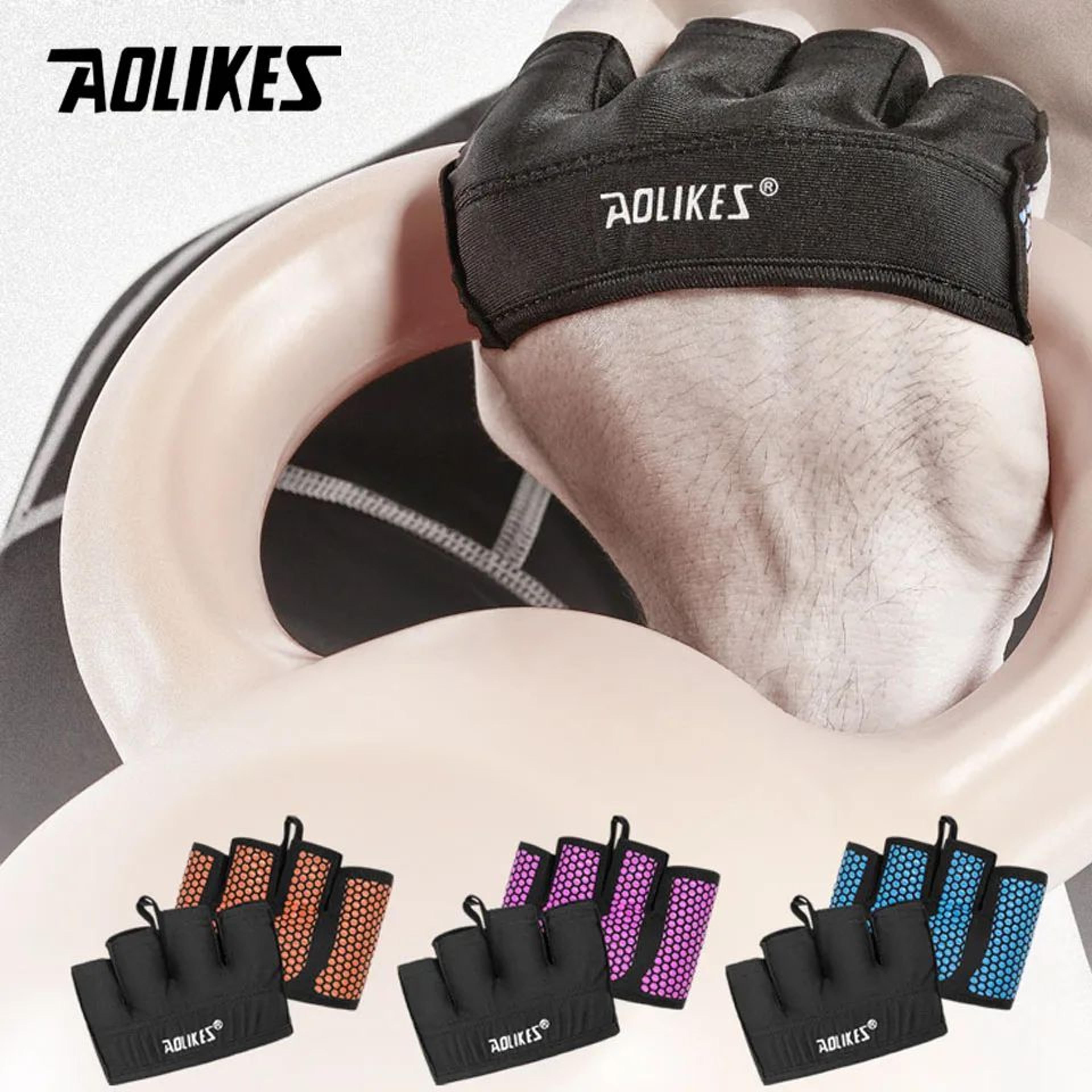 aolikes half finger gym workout gloves