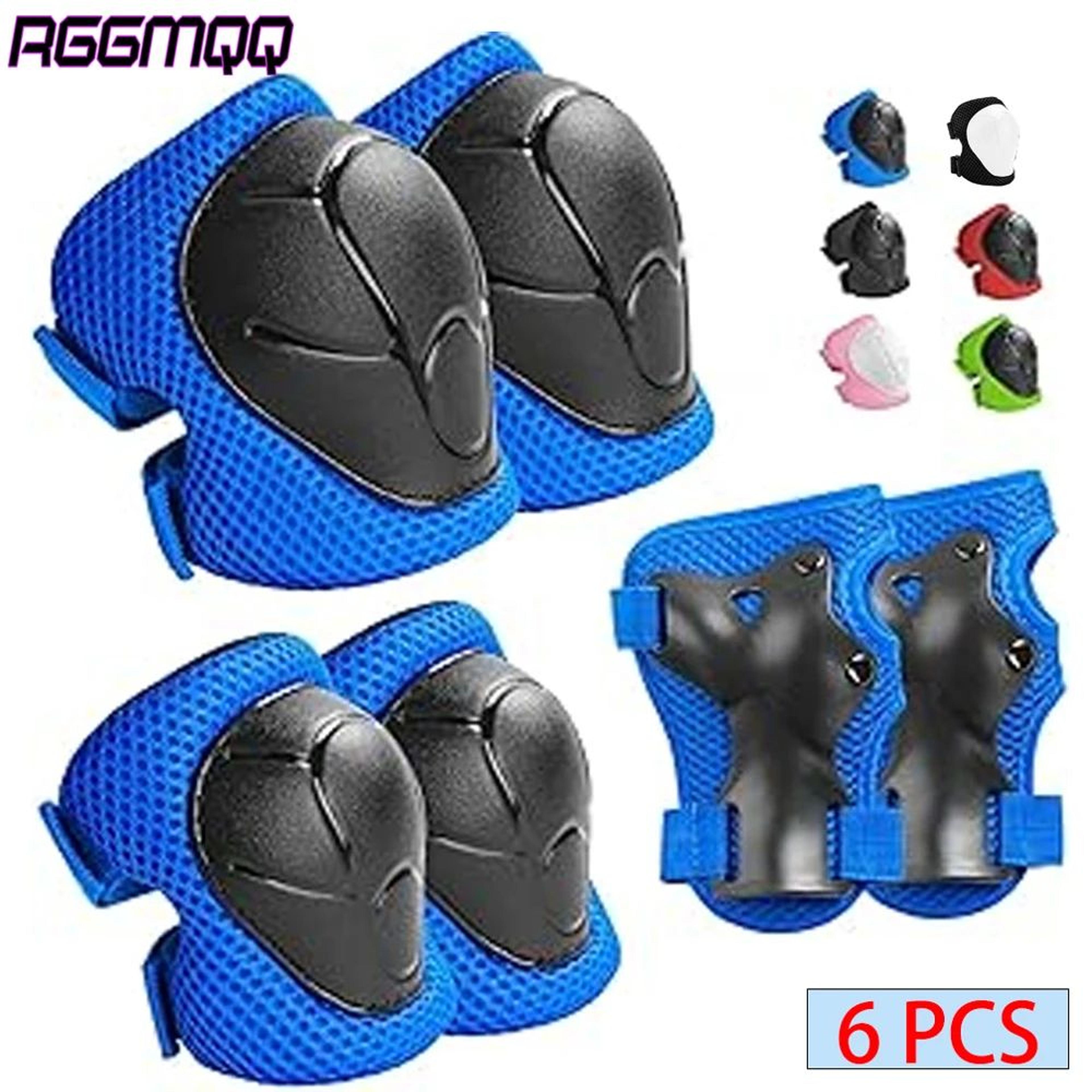 6 piece kids protective gear set knee elbow pads and wrist guards