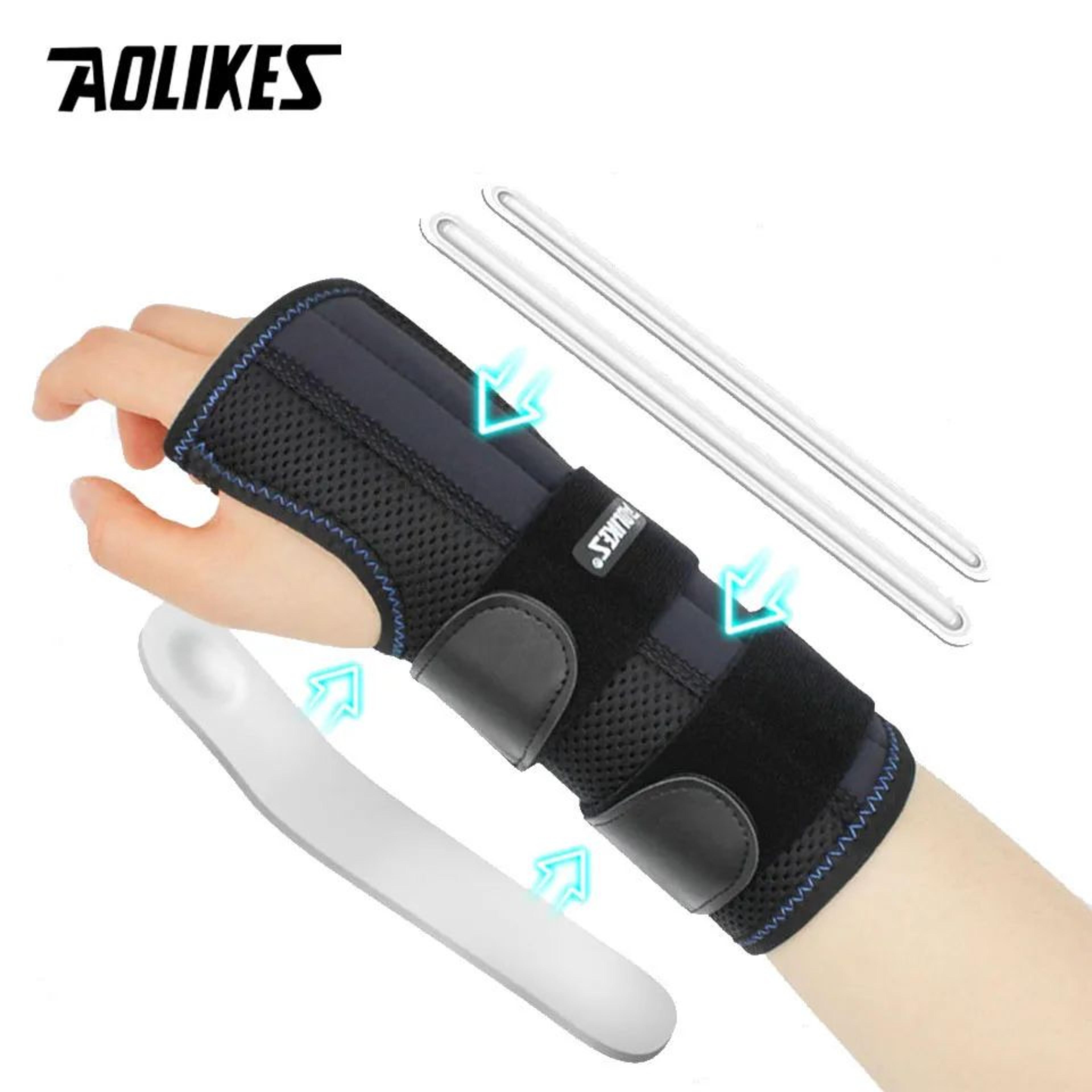 aolikes wrist brace with 3 stays for carpal tunnel and wrist support