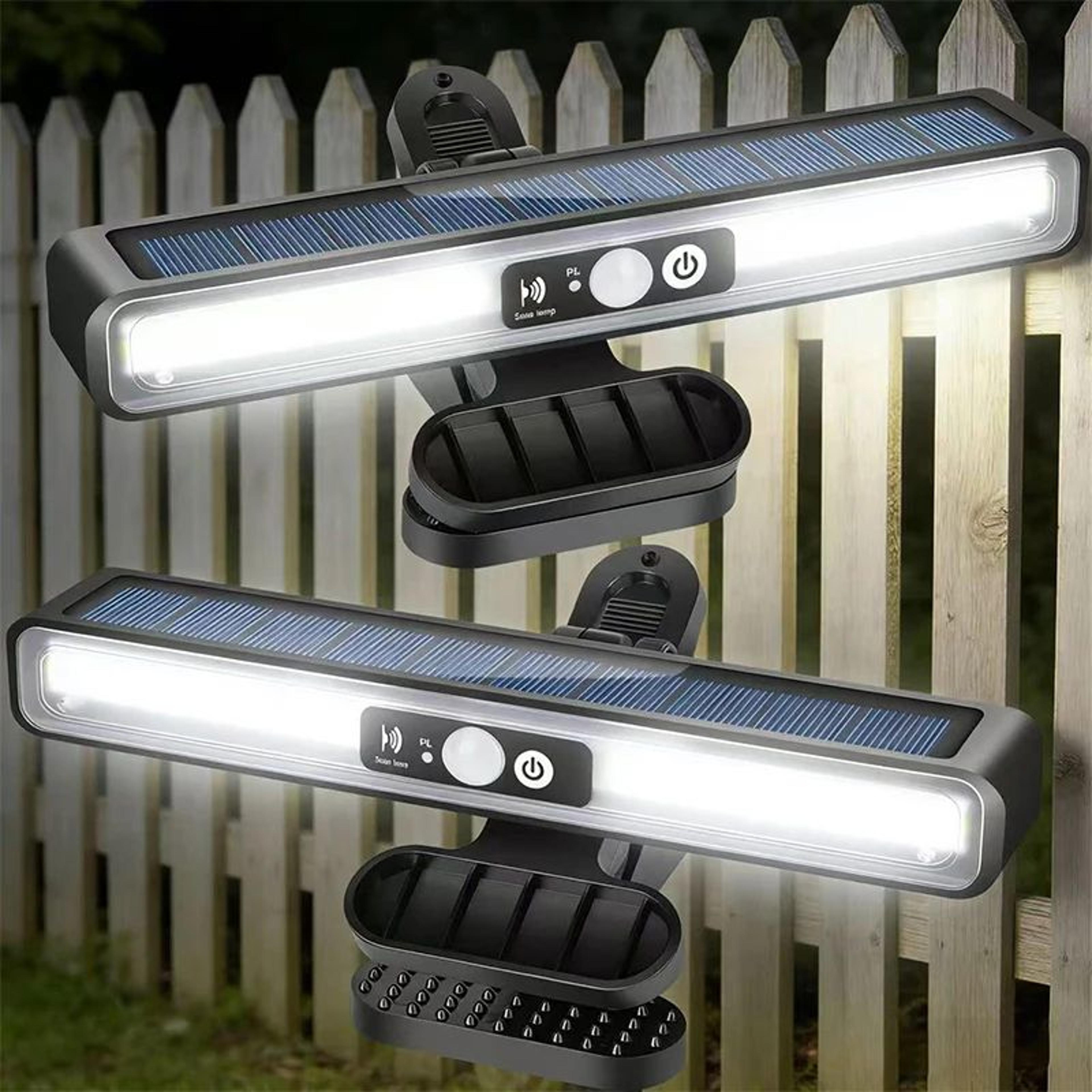 solar clip on motion sensor garden light with 36 led