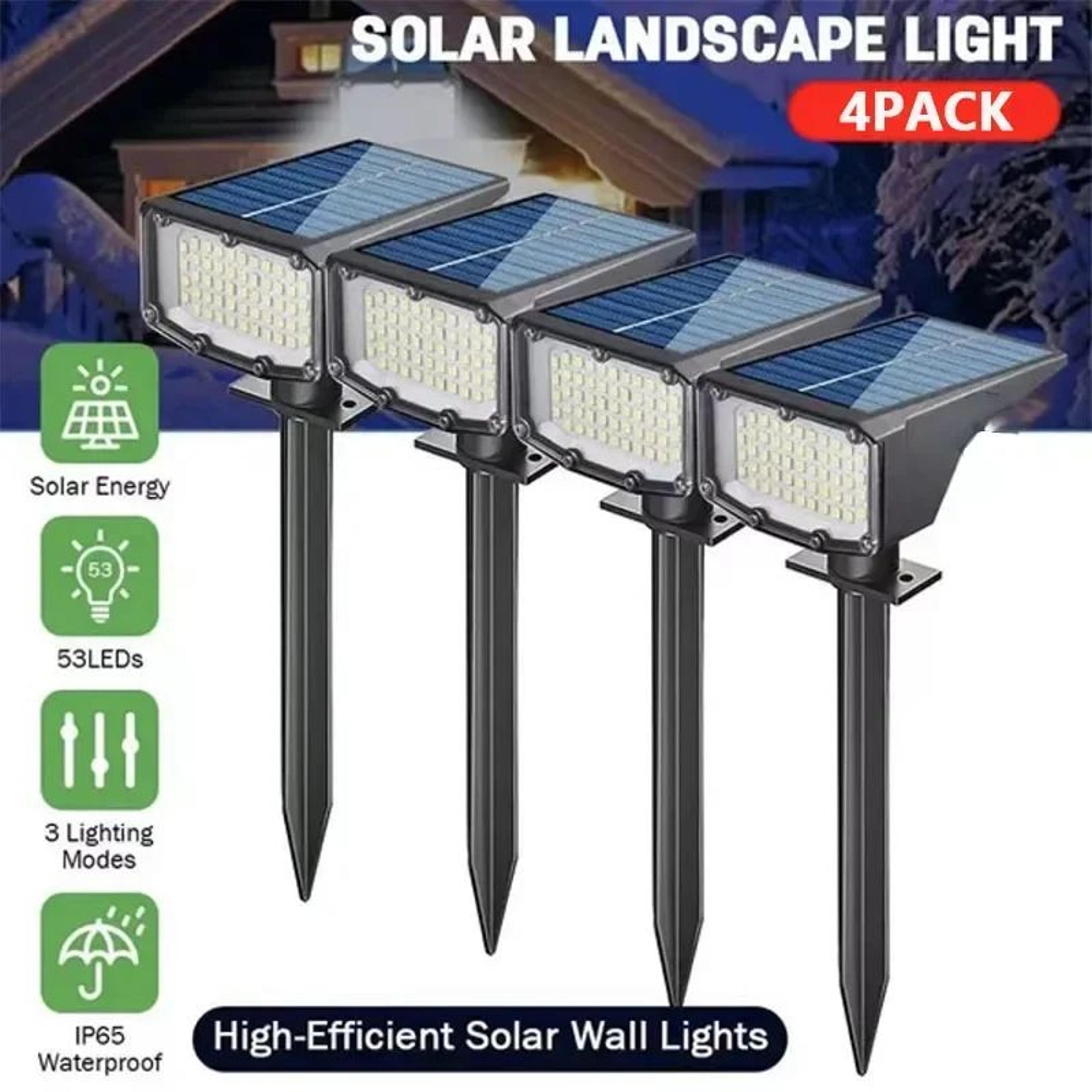 solar led spotlight adjustable ip65 waterproof landscape light