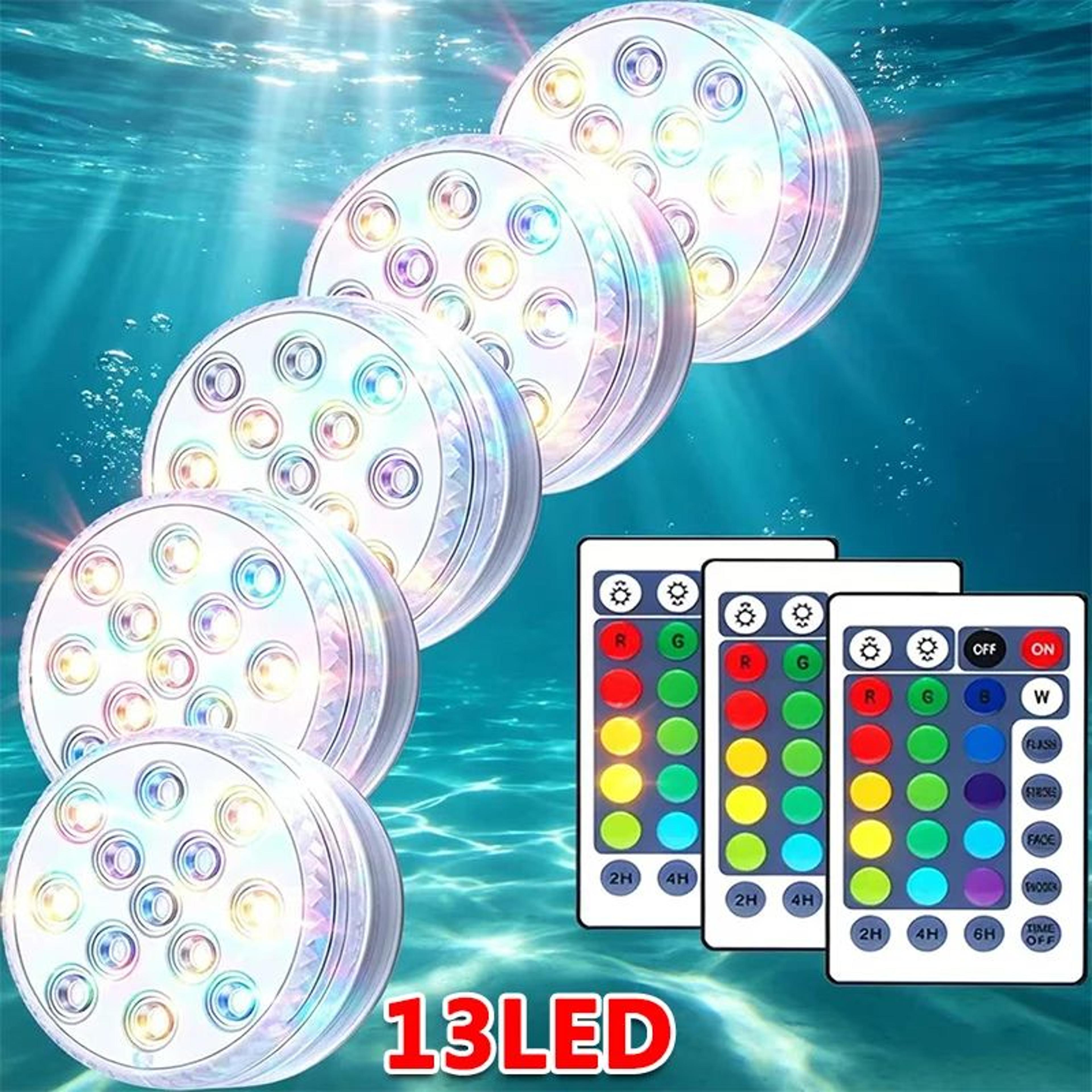 13 led rgb submersible underwater light ip68 waterproof aquarium lamp