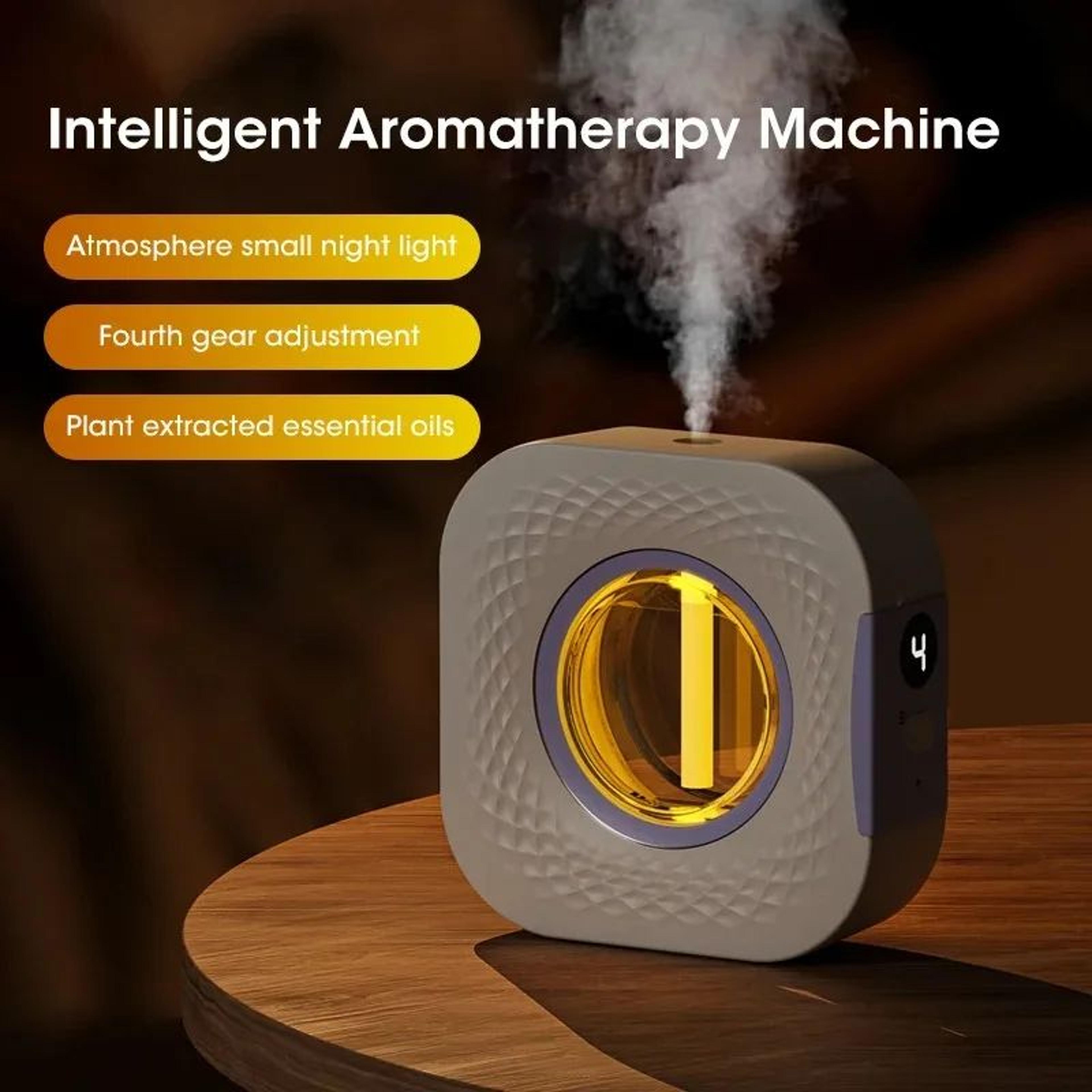 usb smart aromatherapy diffuser with led display and ambient light