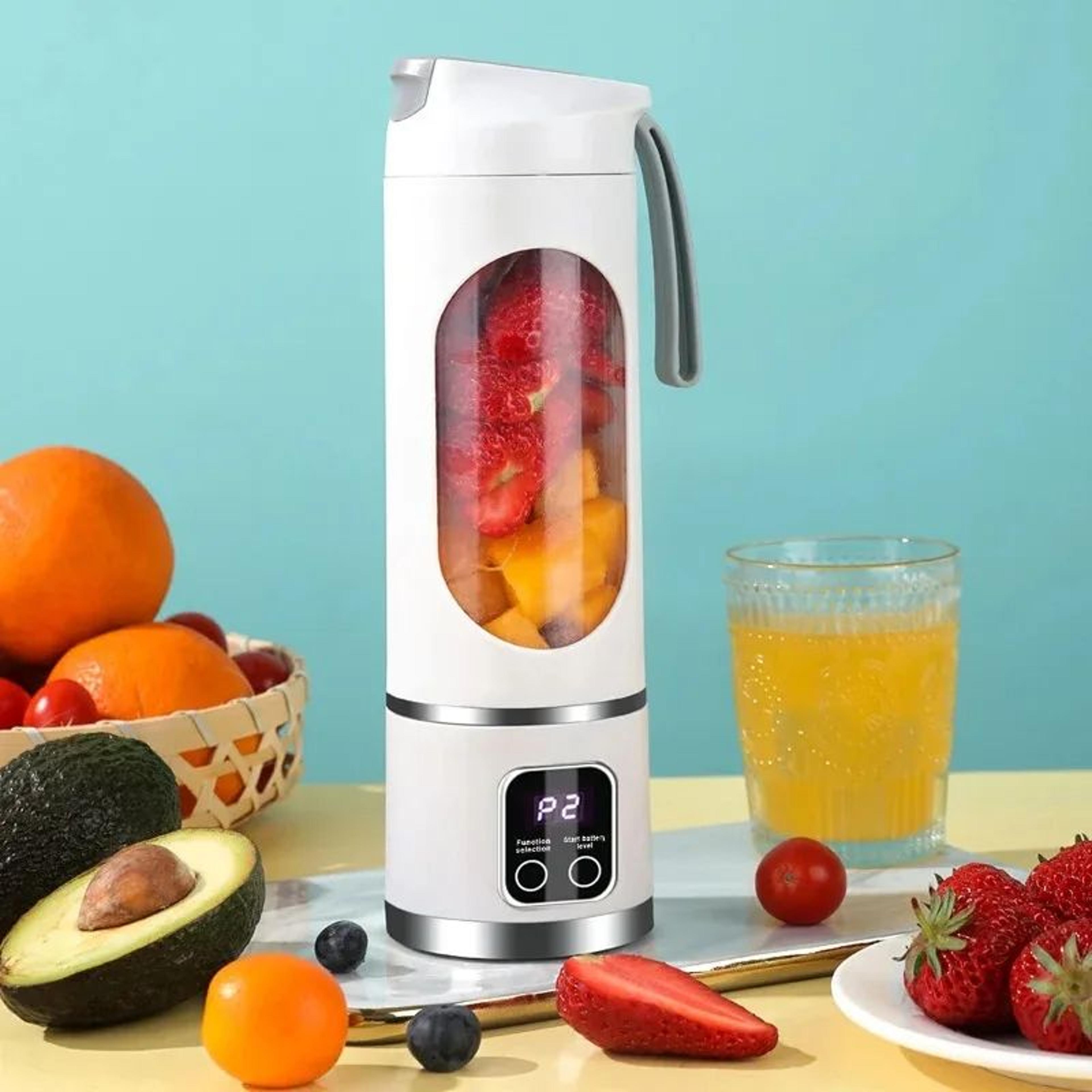 10 blade portable usb rechargeable blender 450ml smoothie maker