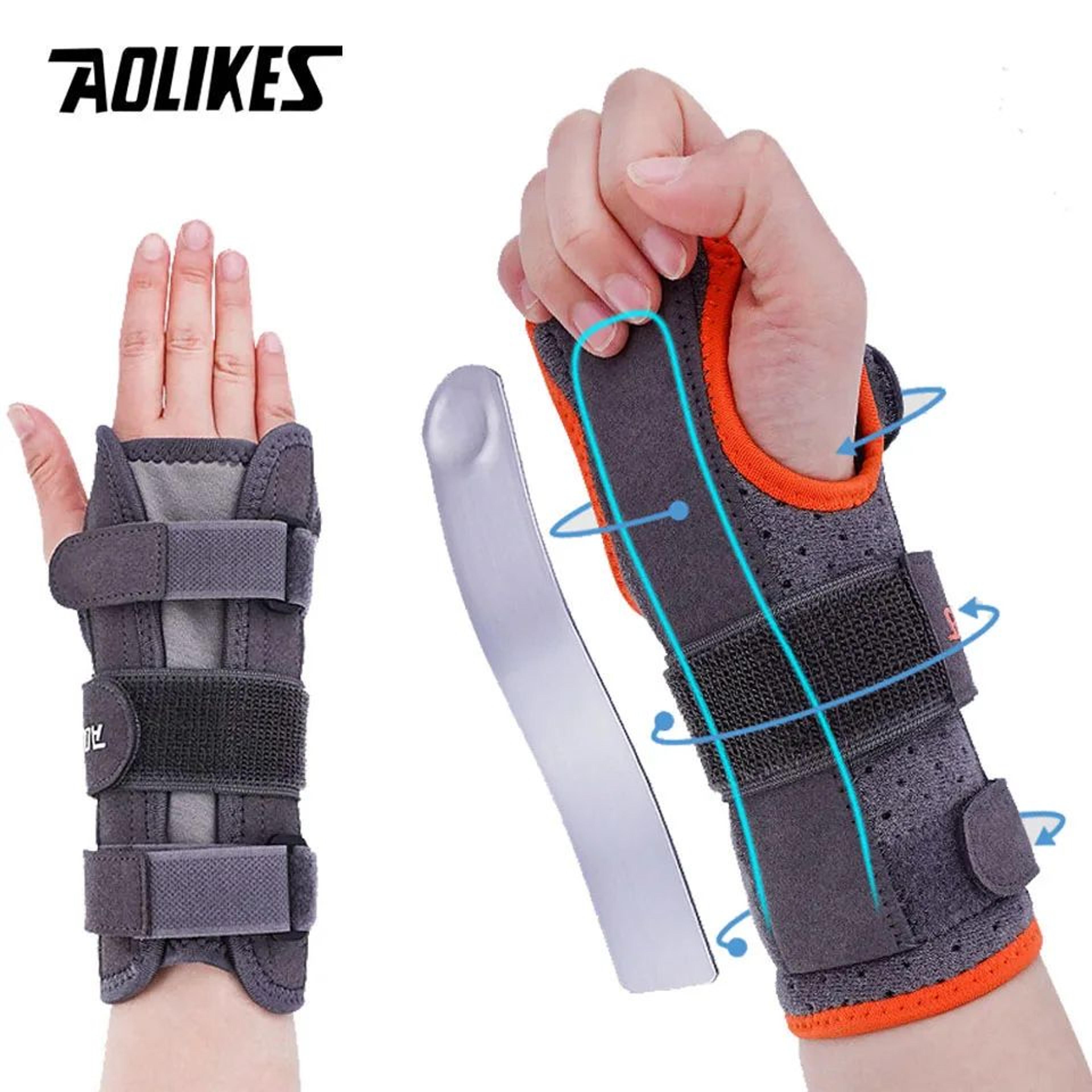 aolikes wrist brace with splints for day and night support