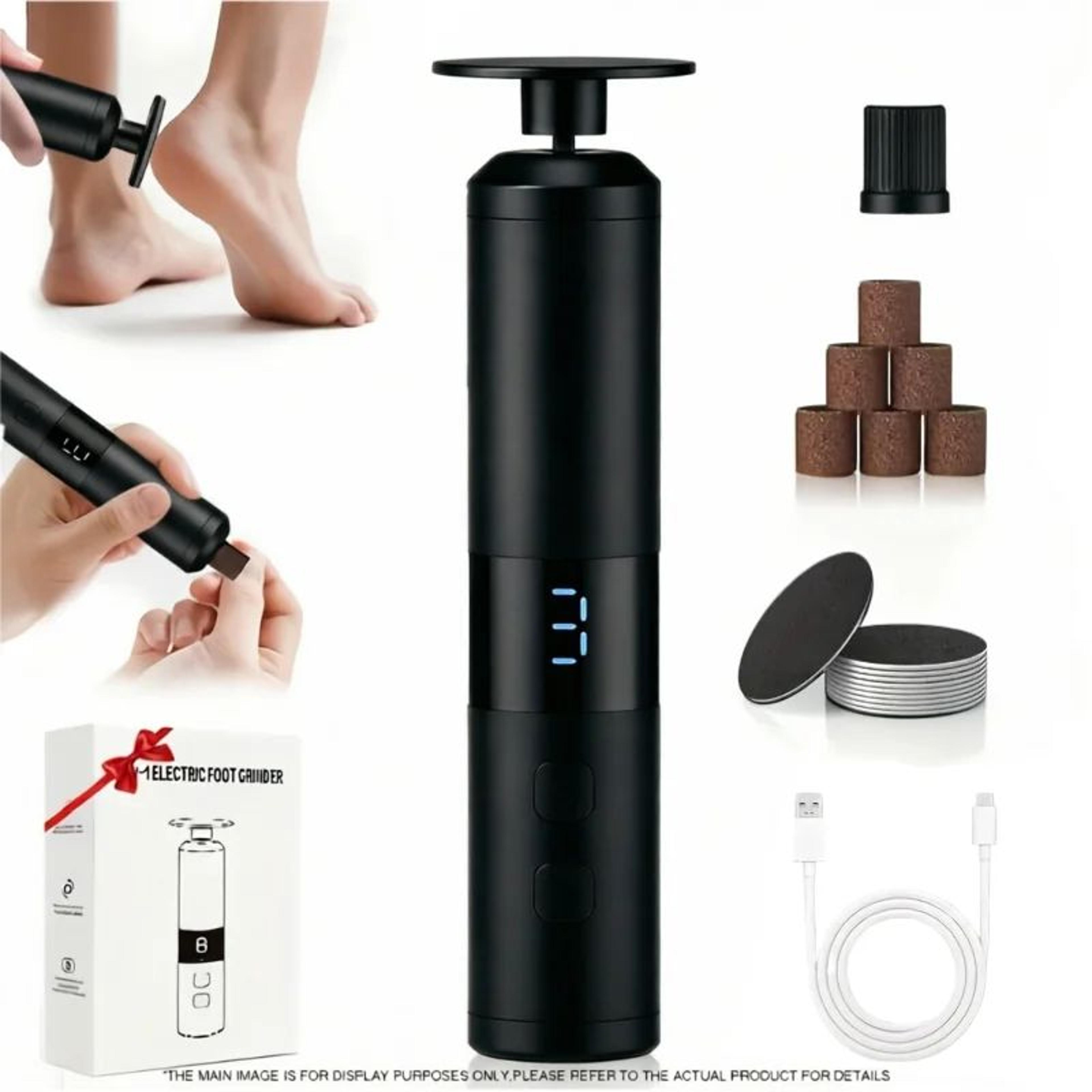 2 in 1 electric foot and hand care tool with callus remover