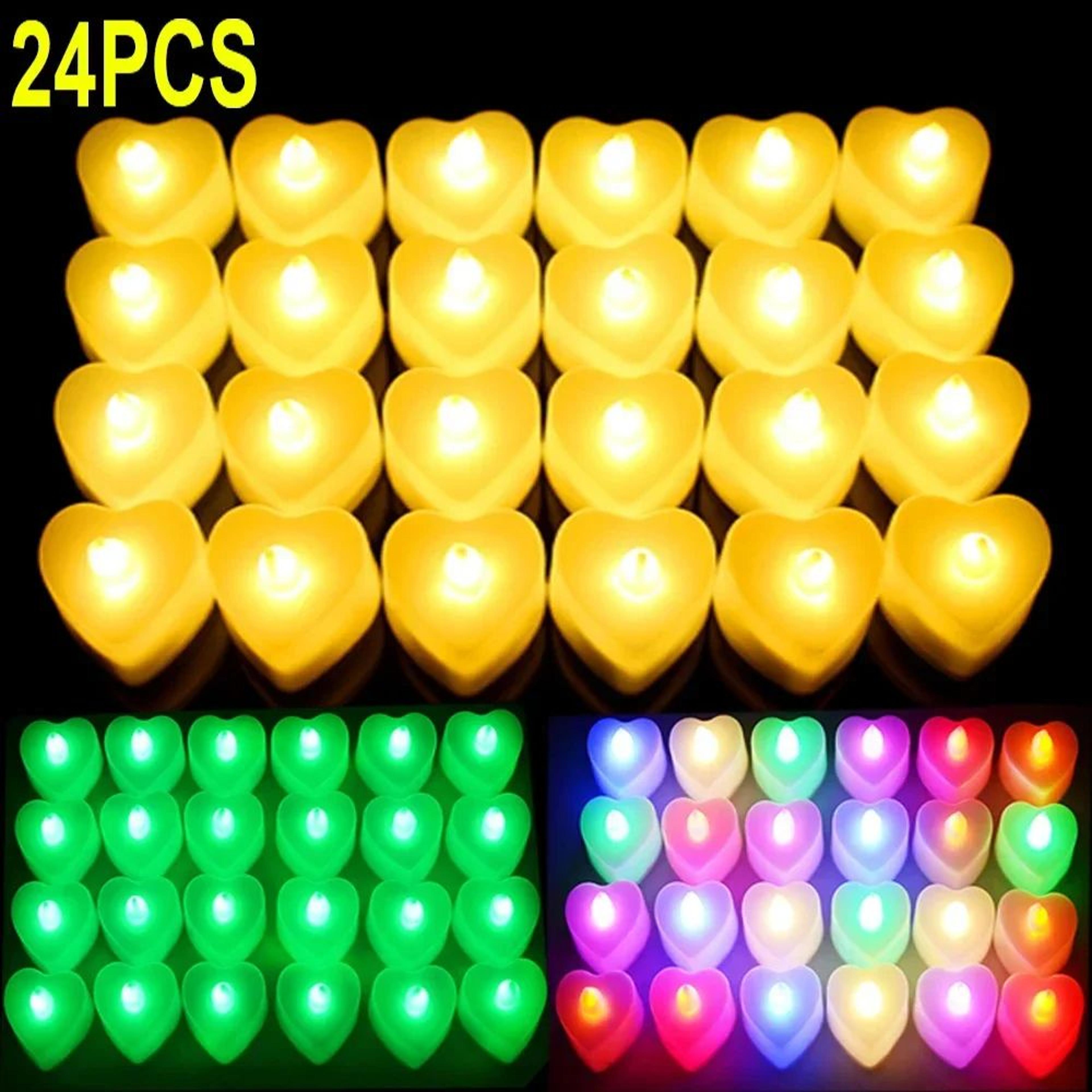 led flameless flickering tealight candles for home decor