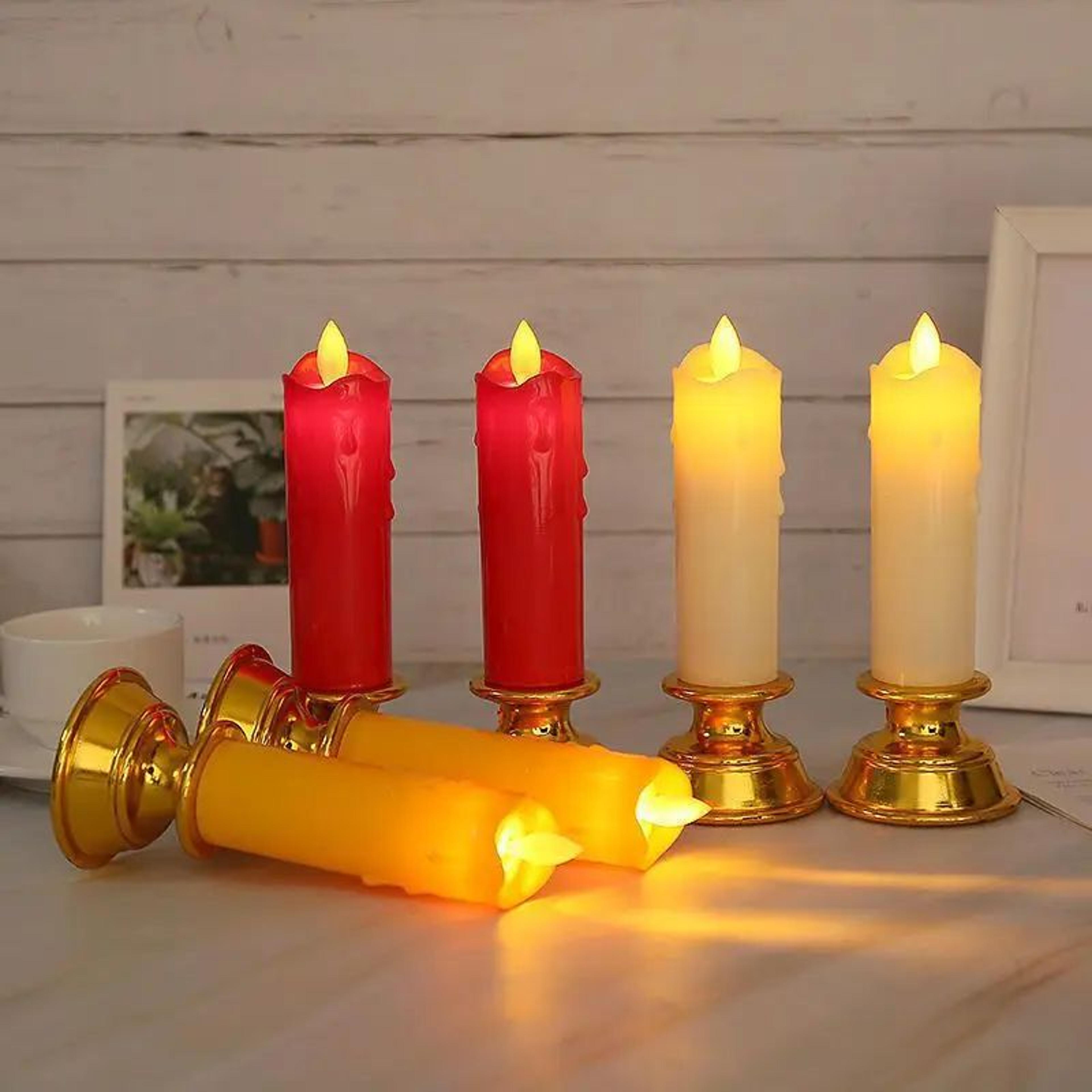 usb plug in led flickering flameless candle light
