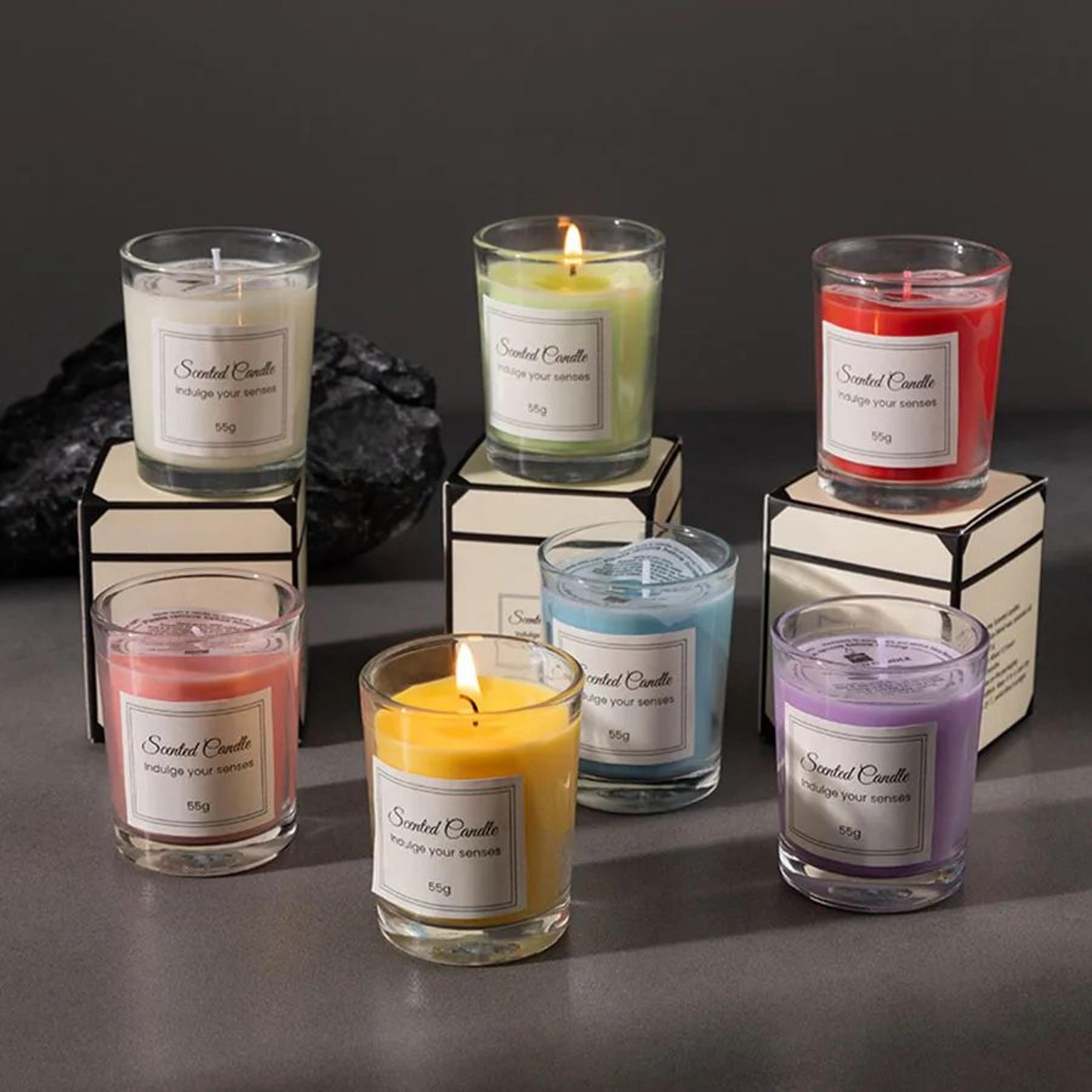 premium handmade soy wax aromatherapy candle in gift box
