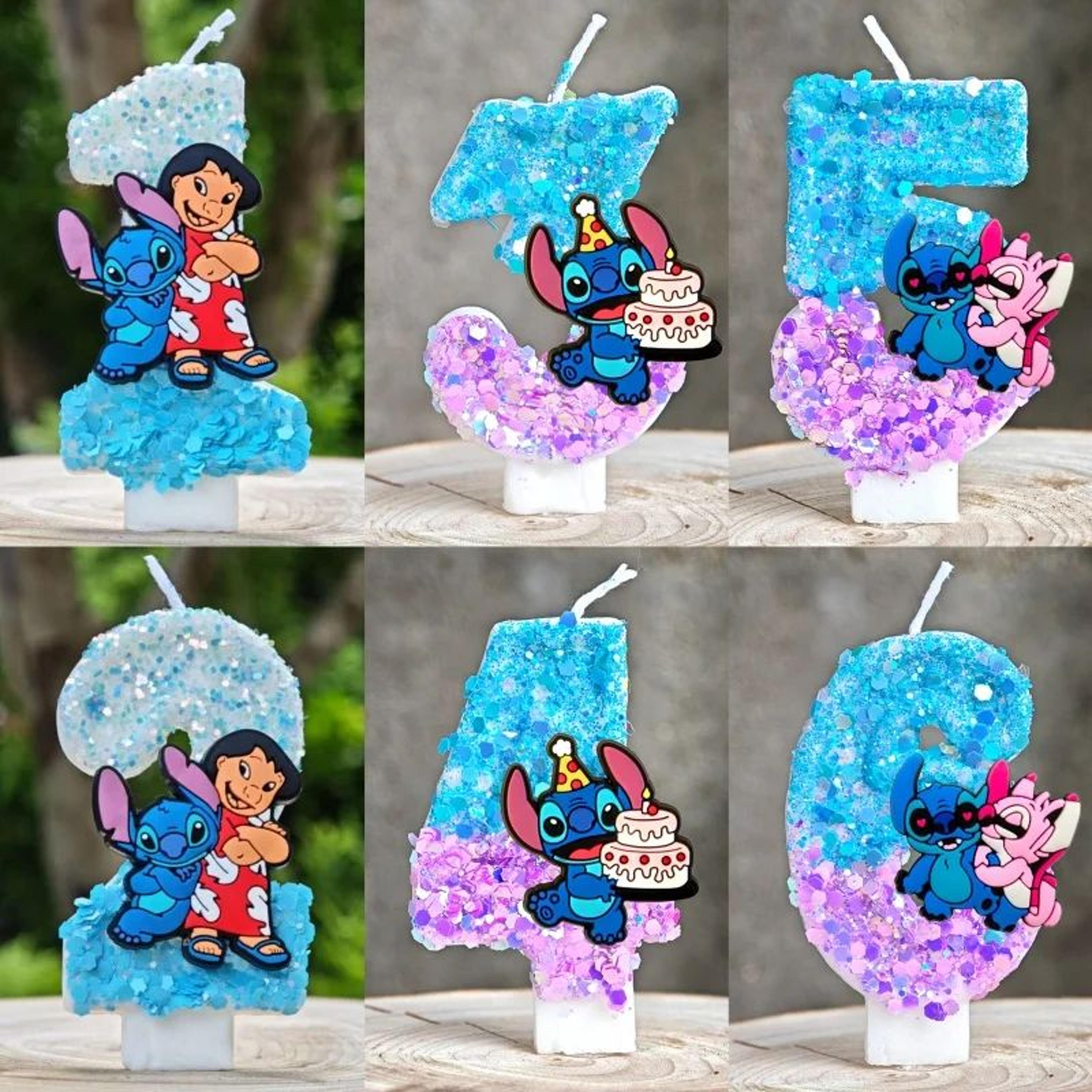 angel cartoon number birthday cake candle