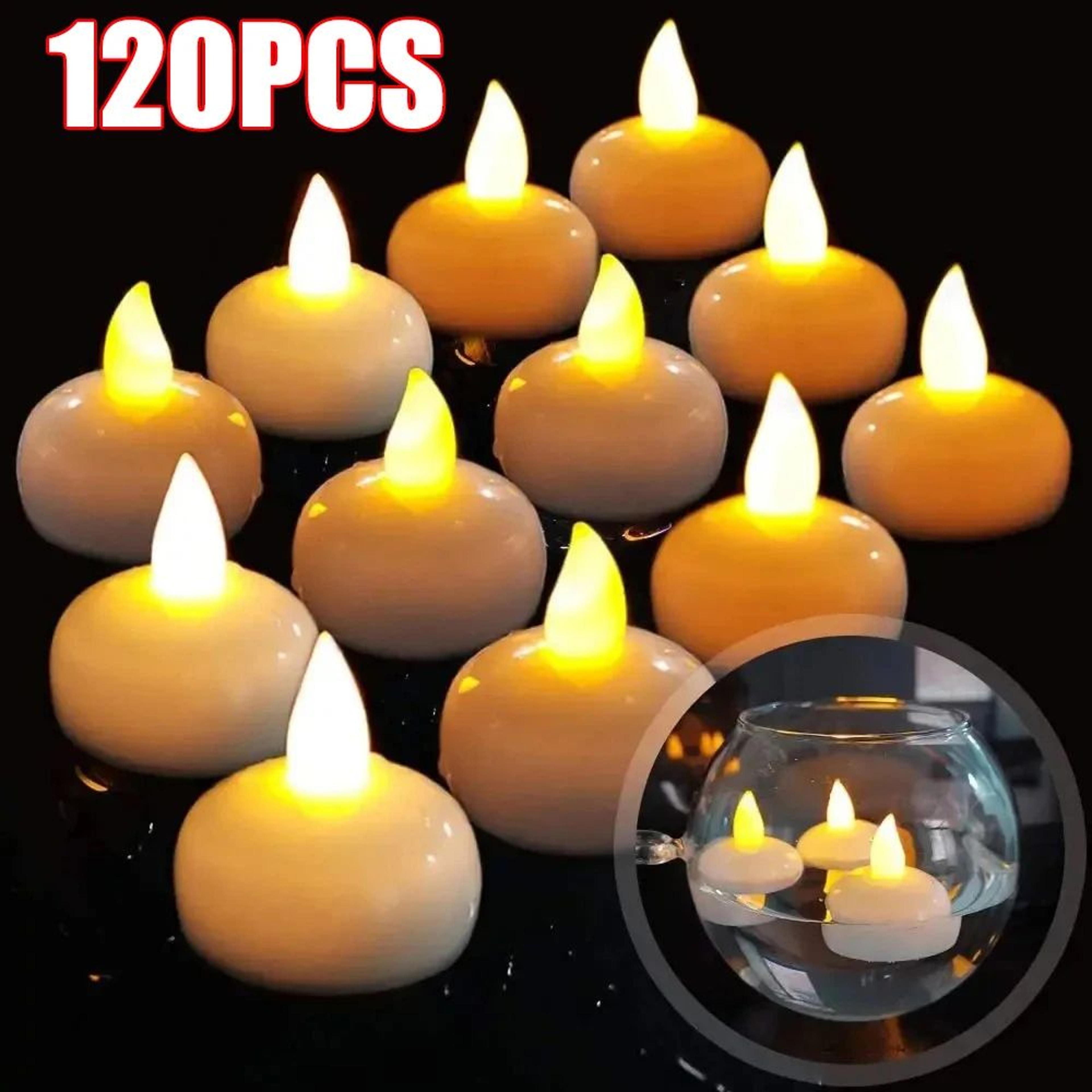 waterproof floating led flameless candles for pool and spa
