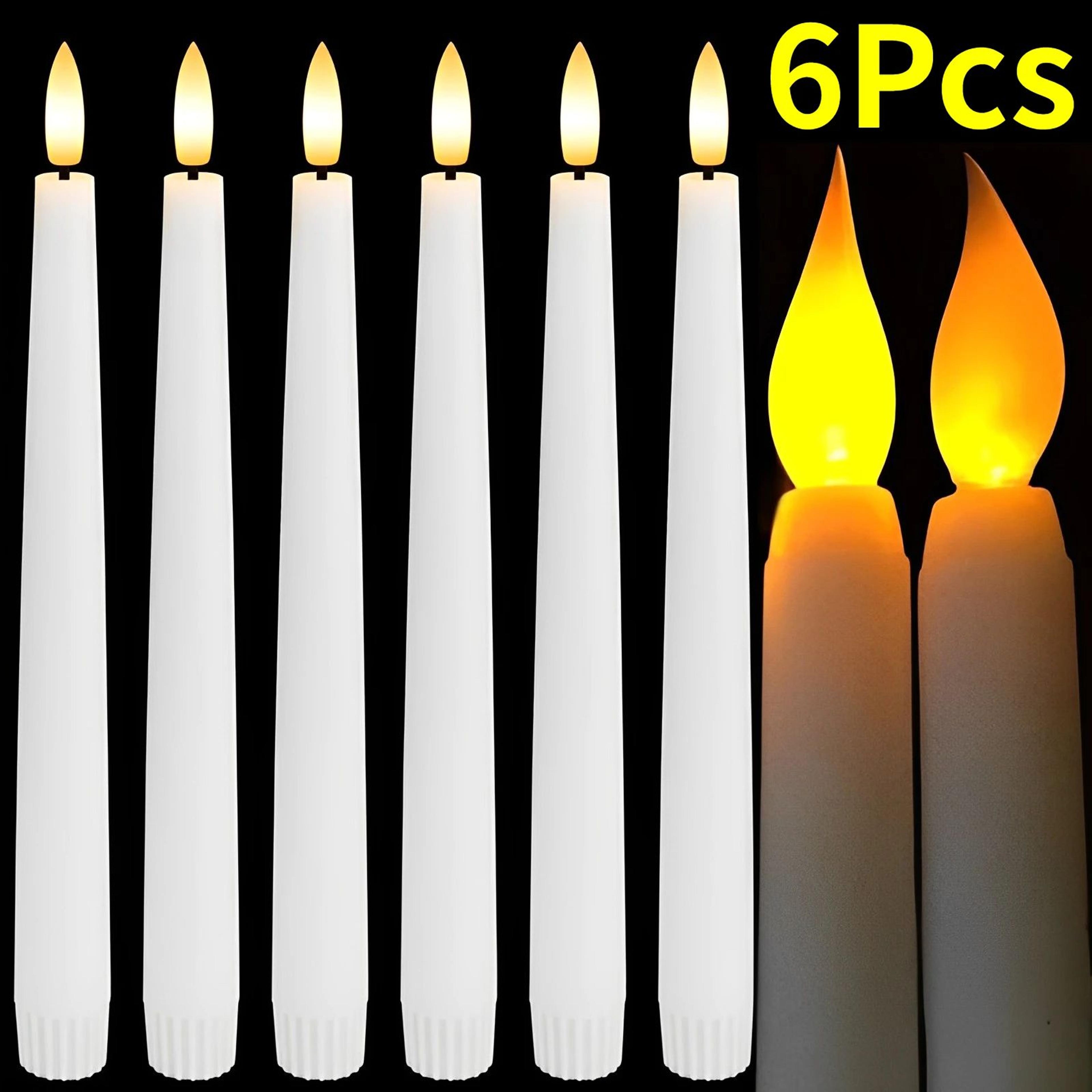 led flameless taper candle battery powered decorative light
